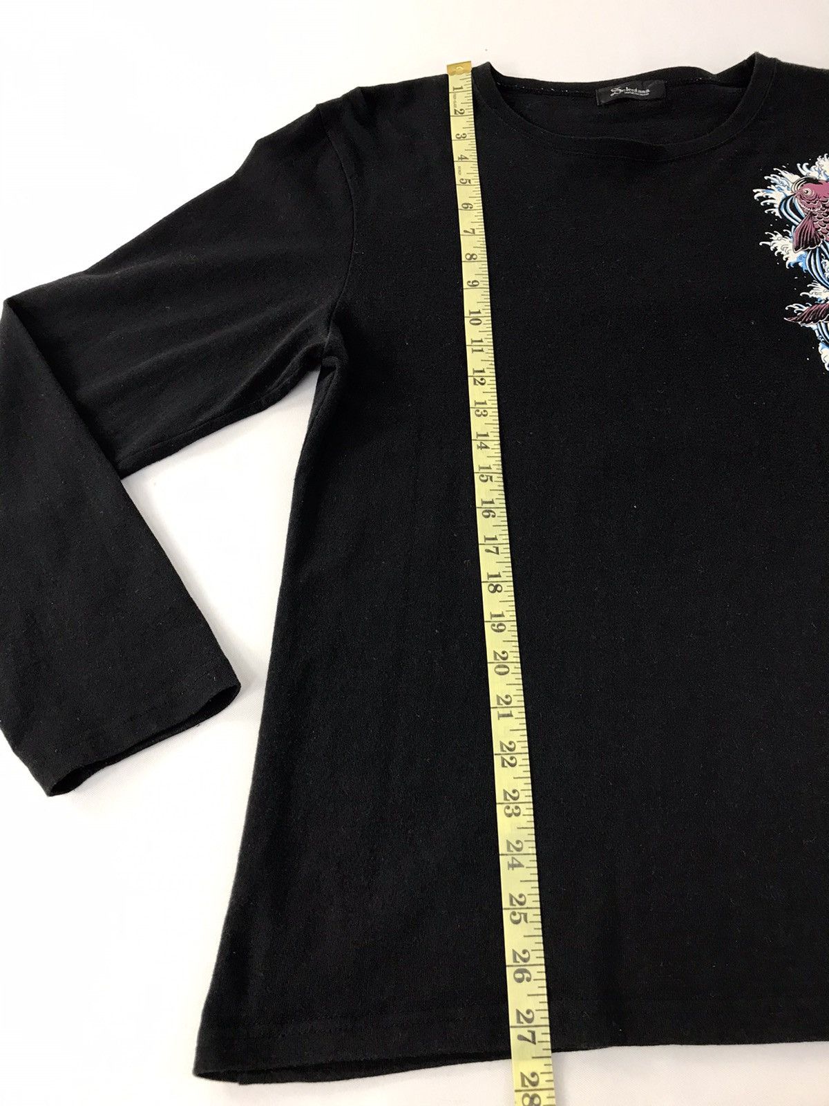 00s archive”Chrome Hearts”no sleeve tee Selestana Big Logo Red Koi Fish Painted Tee