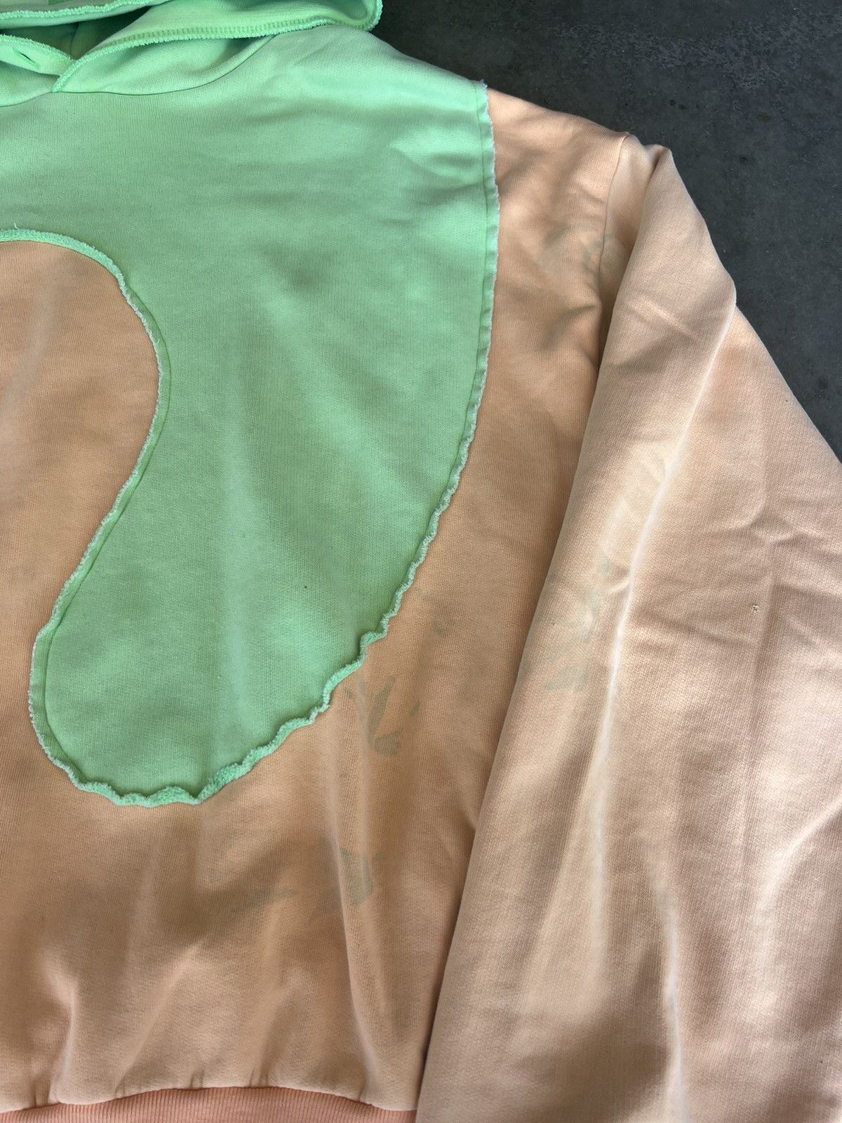 ERL 2021 ERL Swirl Hoodie Sweatshirt Green Orange Size US XL / EU 56 / 4 - 3 Thumbnail
