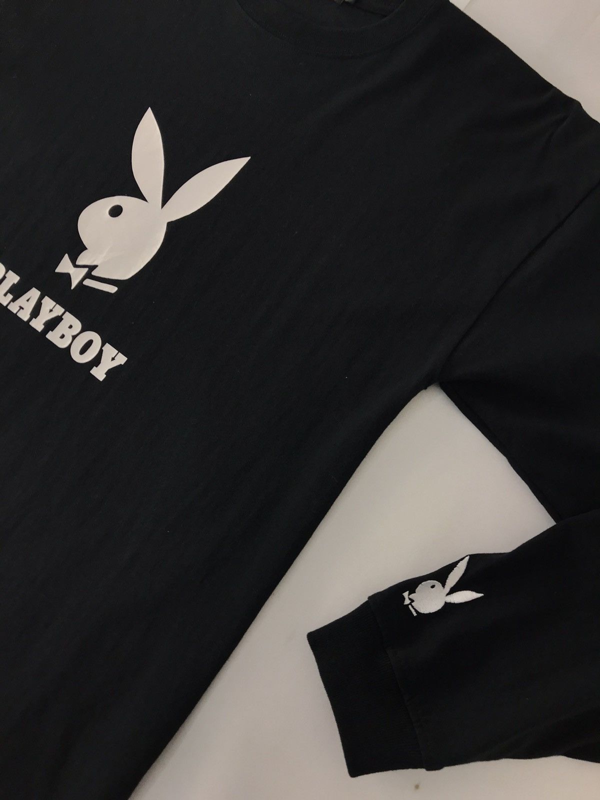 Playboy Playboy Long Sleeve Big Logo Tee Design Size US L / EU 52-54 / 3 - 4 Thumbnail