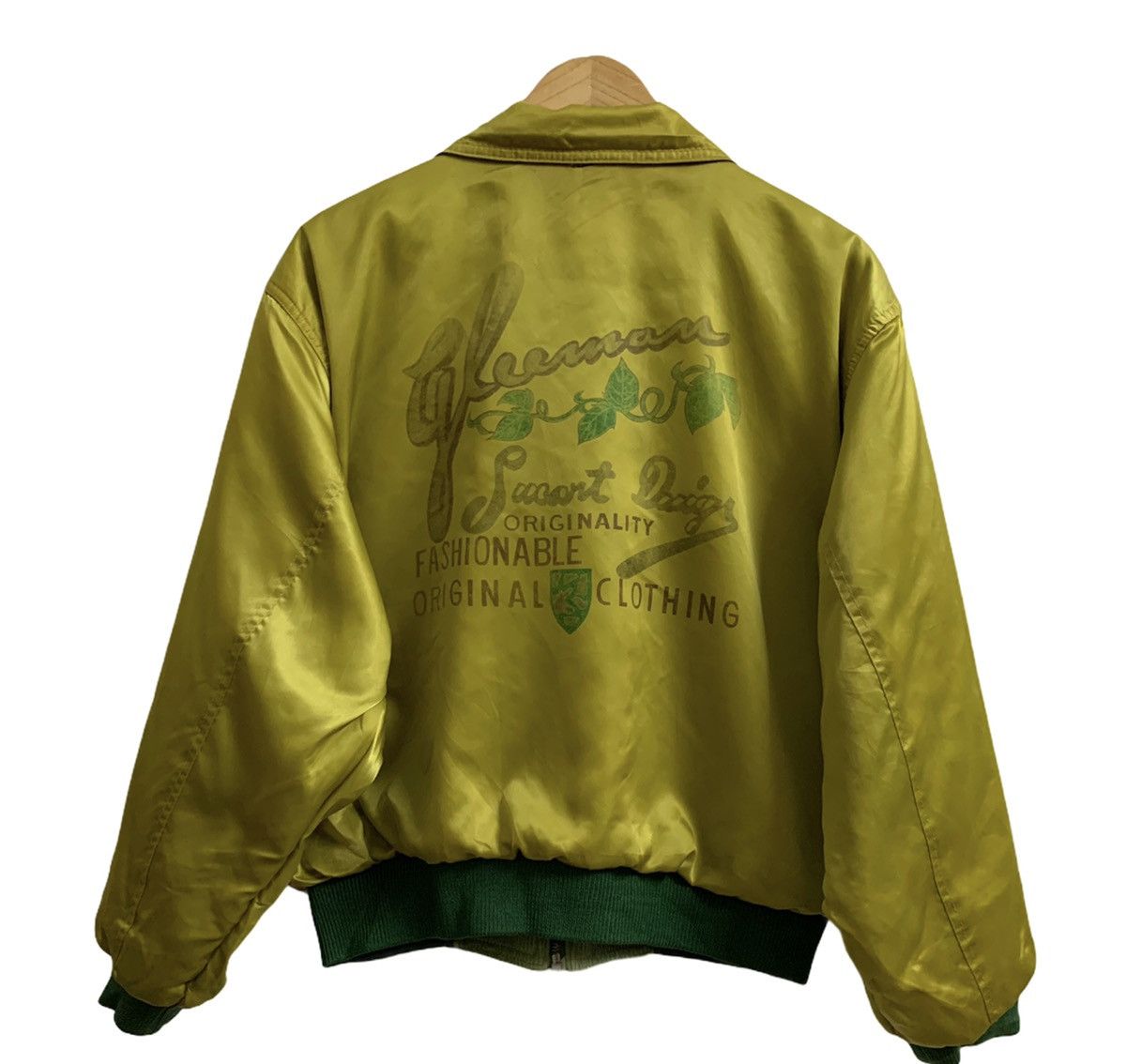 Japanese Brand Gleeman Corduroy Reversible Bomber Jacket Size US M / EU 48-50 / 2 - 10 Thumbnail
