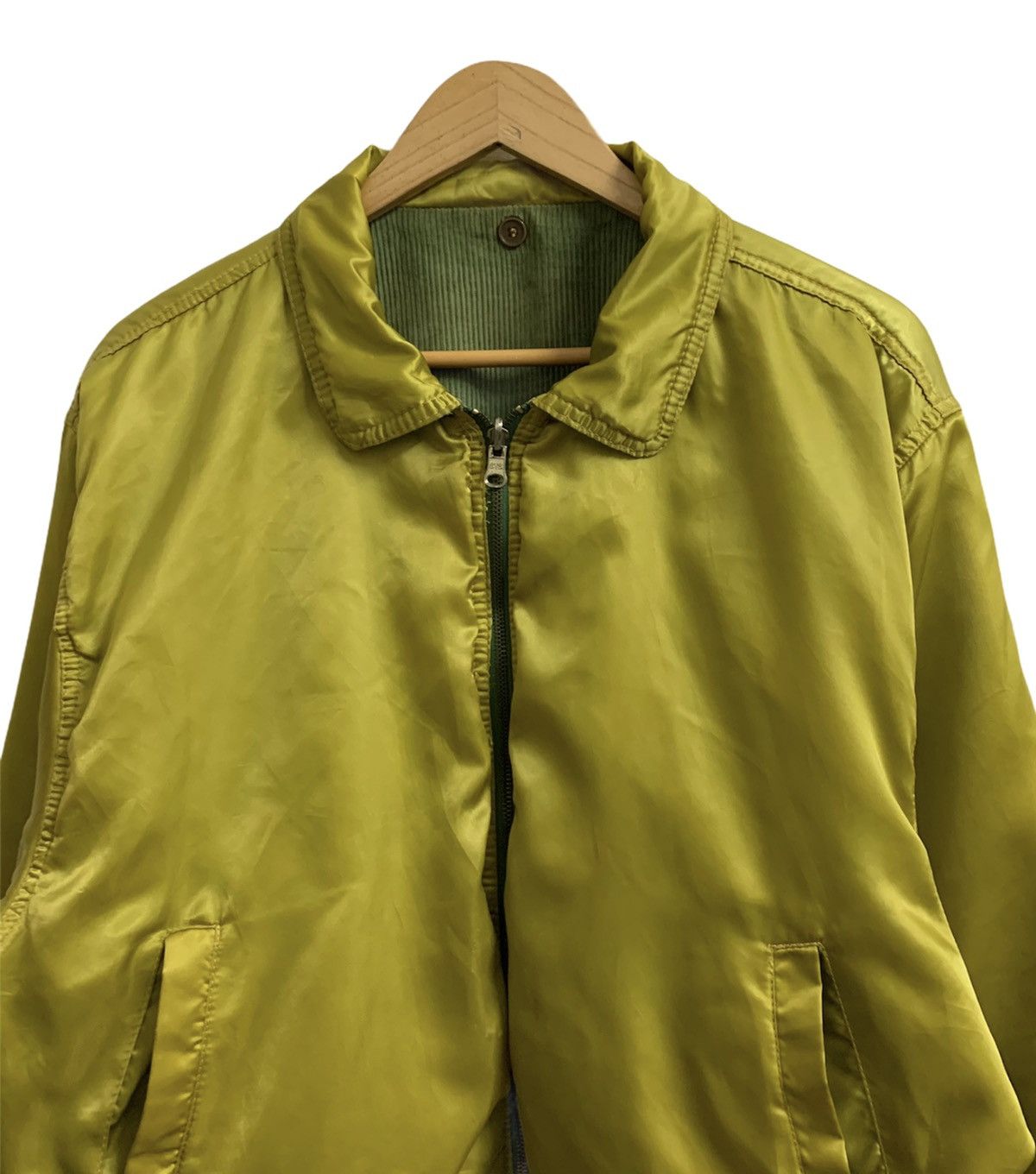 Japanese Brand Gleeman Corduroy Reversible Bomber Jacket Size US M / EU 48-50 / 2 - 9 Thumbnail