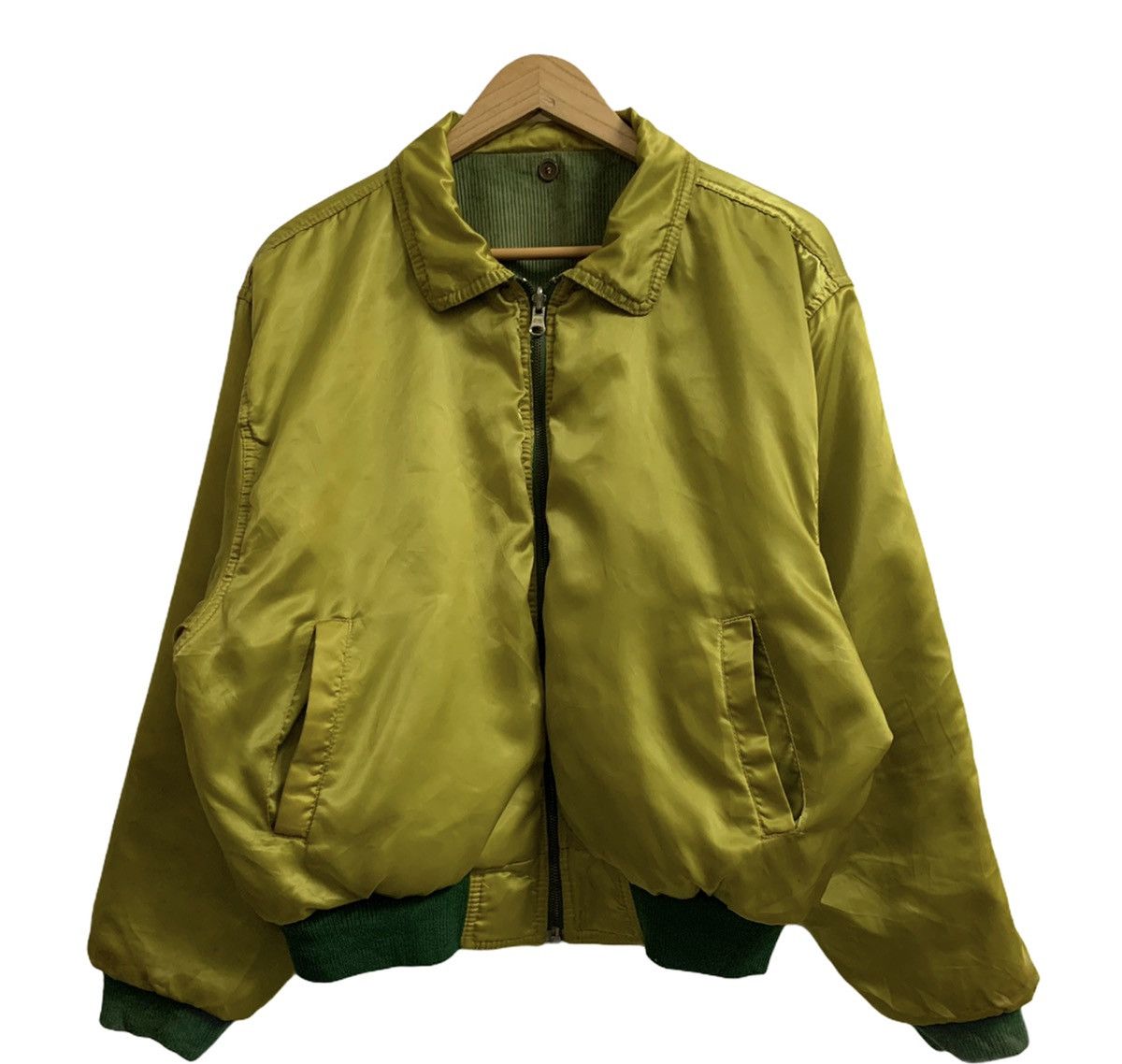 Japanese Brand Gleeman Corduroy Reversible Bomber Jacket Size US M / EU 48-50 / 2 - 8 Thumbnail