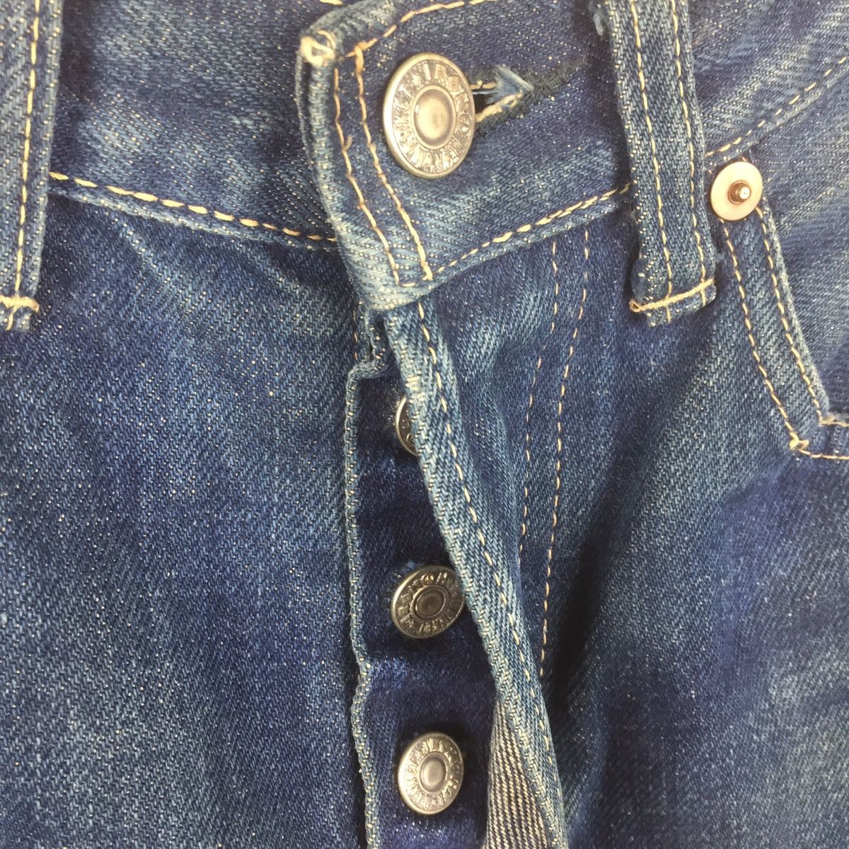 HOLLYWOOD RANCH MARKET × Japanese Brand × Vintage Vintage HR Market Jeans selvedge distressed denim Size US 29 - 6 Thumbnail