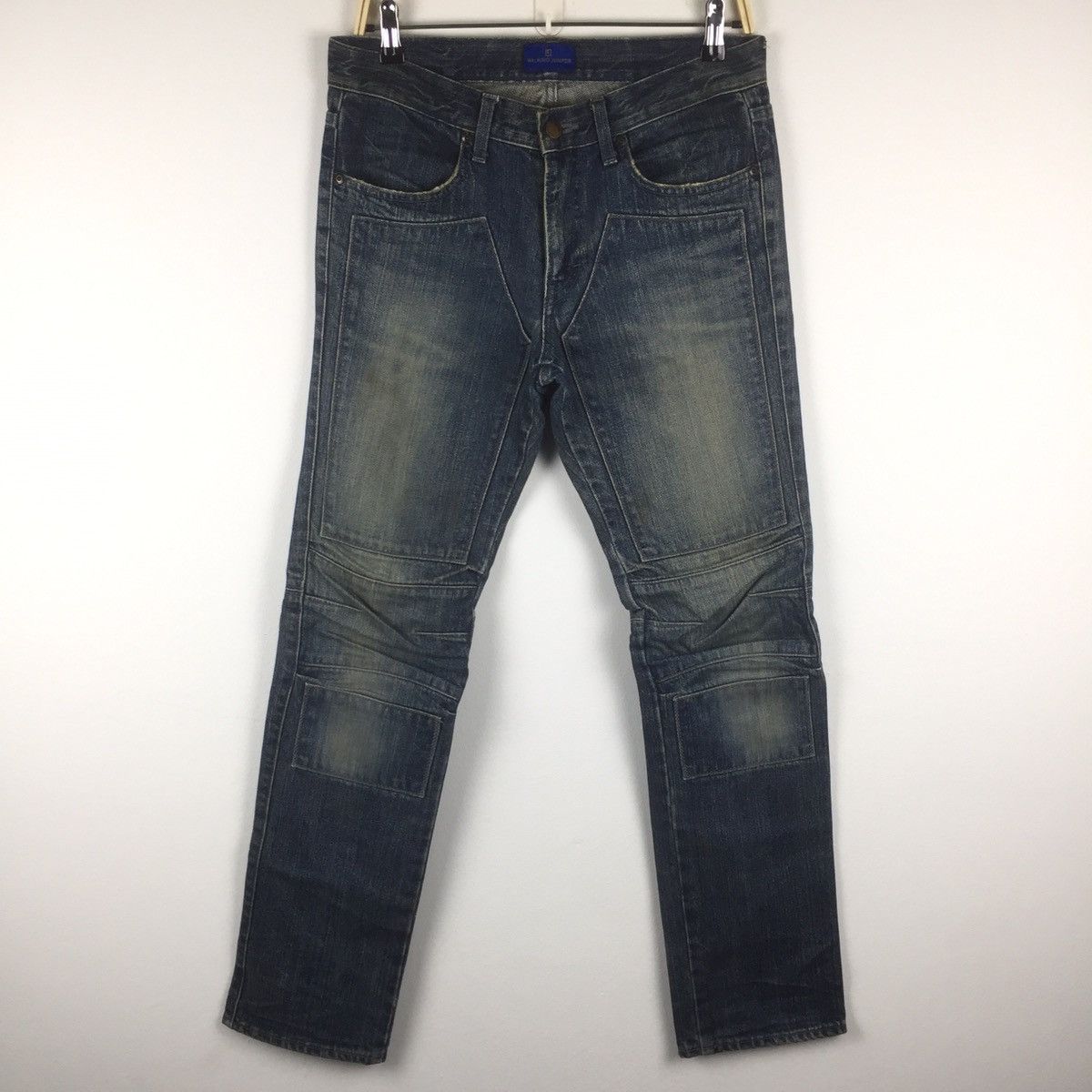 Japanese Brand Walking jumper double knee patchwork nice design Size US 32 / EU 48 - 2 Thumbnail