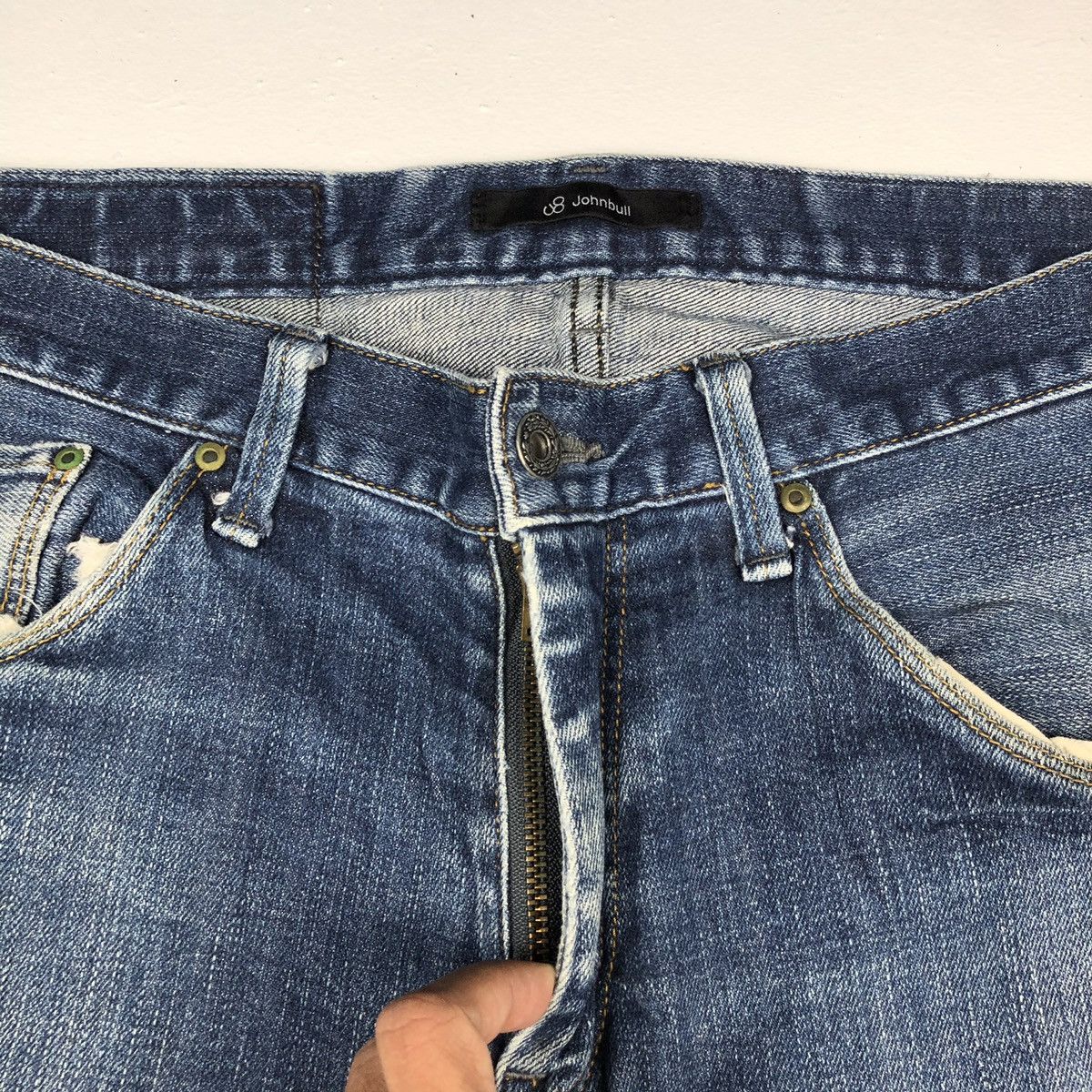 Japanese Brand × Johnbull John Bull distressed denim multiple pocket jeans Size US 31 - 4 Thumbnail