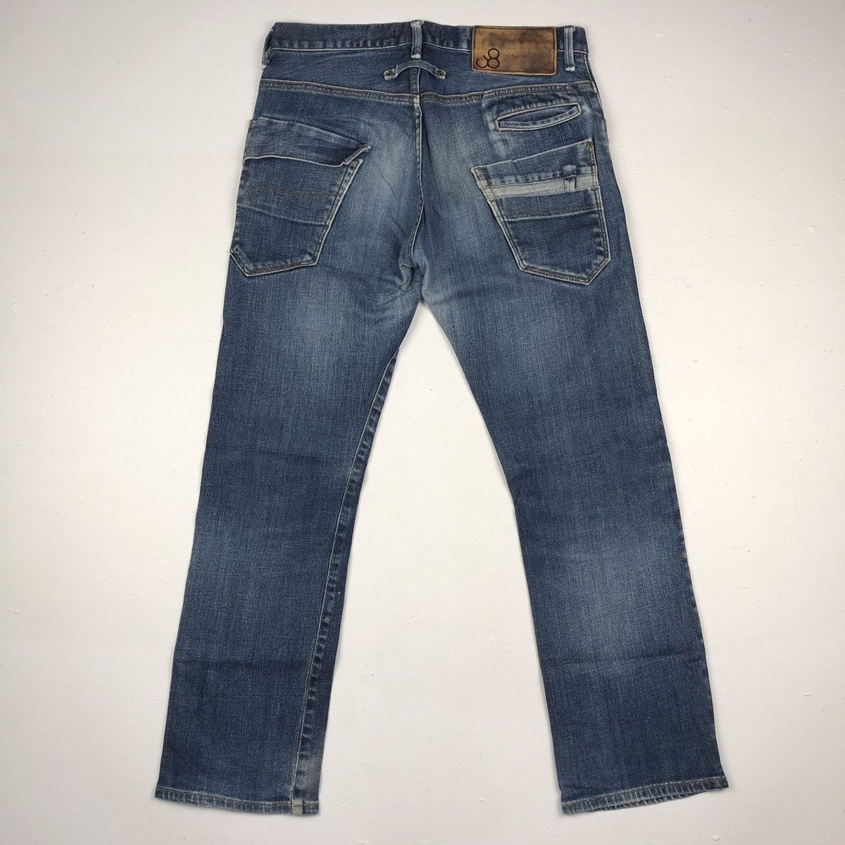 Japanese Brand × Johnbull John Bull distressed denim multiple pocket jeans Size US 31 - 1 Thumbnail