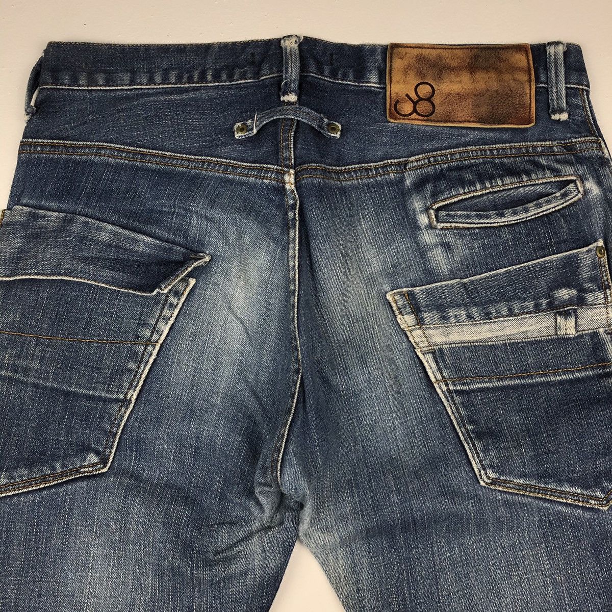 Japanese Brand × Johnbull John Bull distressed denim multiple pocket jeans Size US 31 - 8 Thumbnail