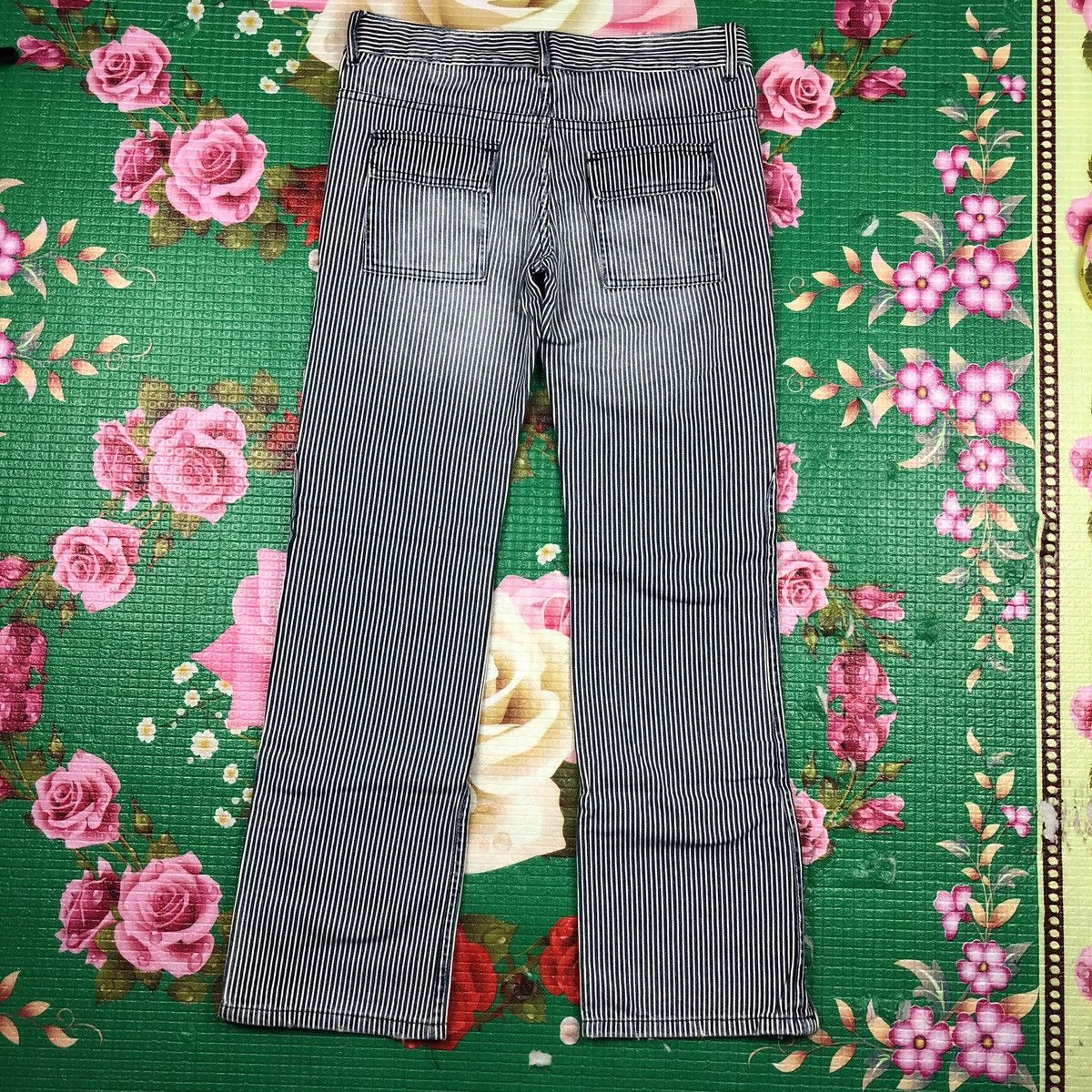 Designer × Japanese Brand Vintage heritage store hickory stripe double knee Size US 32 / EU 48 - 7 Thumbnail