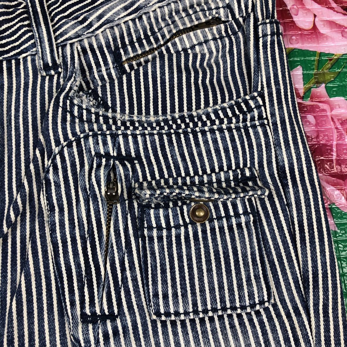 Designer × Japanese Brand Vintage heritage store hickory stripe double knee Size US 32 / EU 48 - 5 Thumbnail