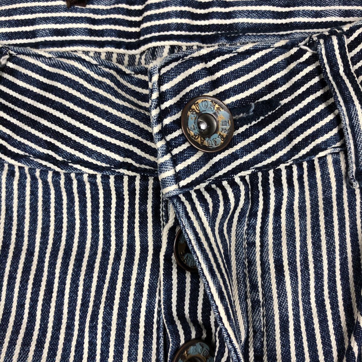 Designer × Japanese Brand Vintage heritage store hickory stripe double knee Size US 32 / EU 48 - 6 Thumbnail