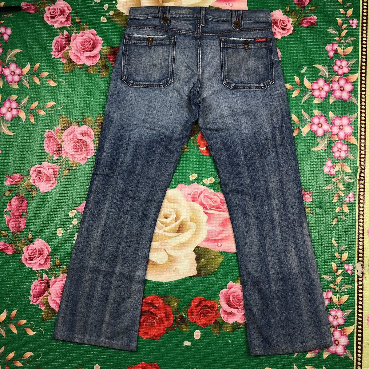 Guess × Vintage Vintage GUESS tactical pocket bootcut flare jeans Size US 35 - 4 Thumbnail