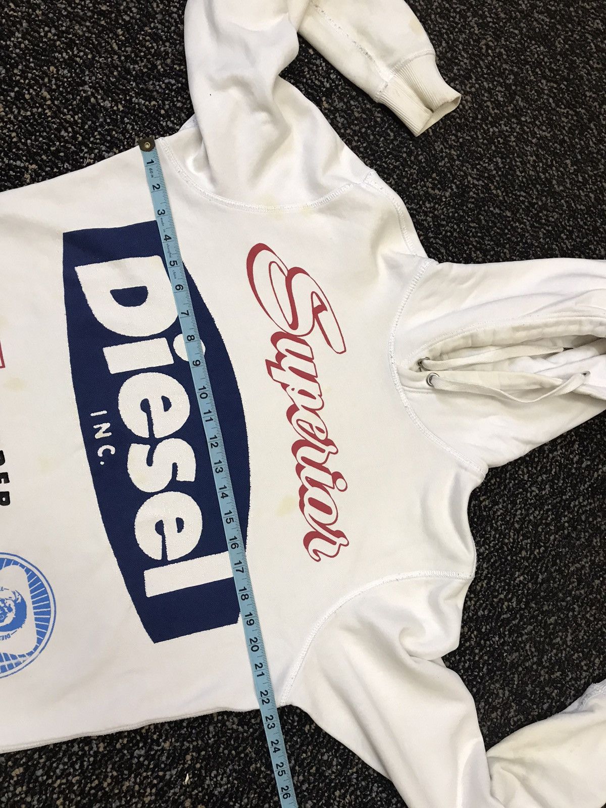 Diesel × Vintage VINTAGE DIESEL SWEATSHIRT HOODIE VERY RARE DESIGN Size US M / EU 48-50 / 2 - 7 Thumbnail