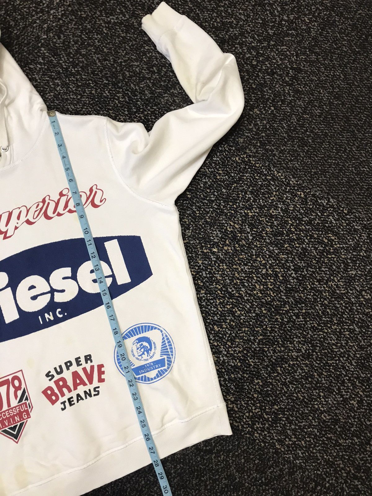 Diesel × Vintage VINTAGE DIESEL SWEATSHIRT HOODIE VERY RARE DESIGN Size US M / EU 48-50 / 2 - 6 Thumbnail