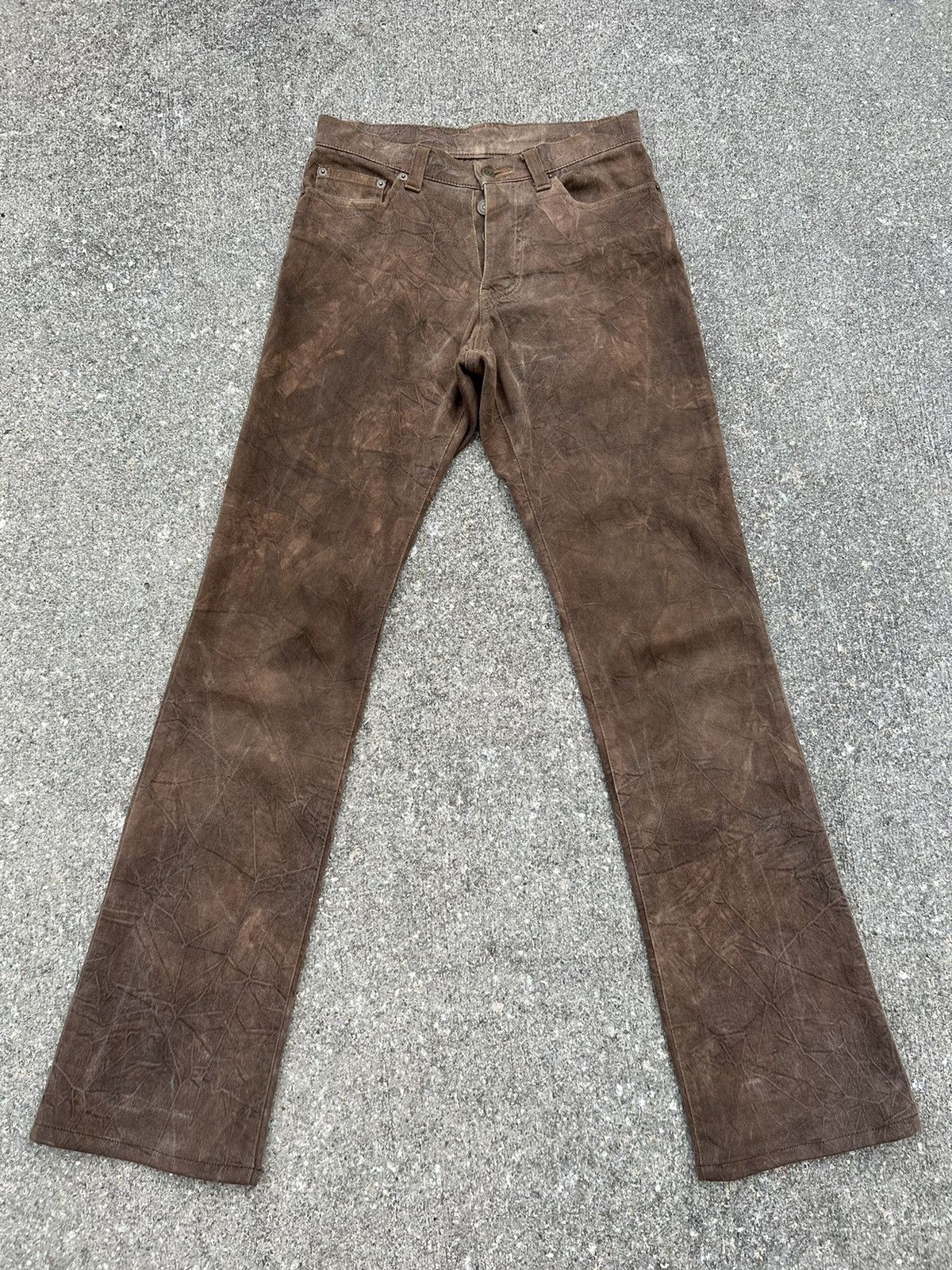 Vintage Tornado Mart Japan Tie Dye Stretch Flare Jeans
