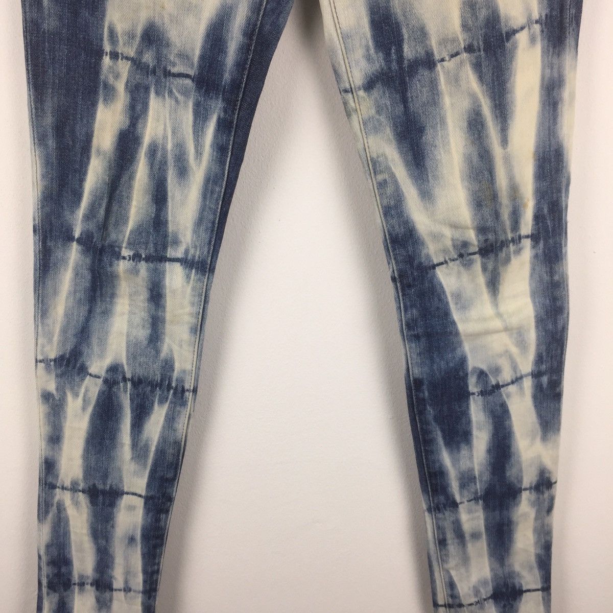 Japanese Brand × Vintage Vintage azul by moussy skinny leg tie dye like skeleton Size 28" / US 6 / IT 42 - 3 Thumbnail