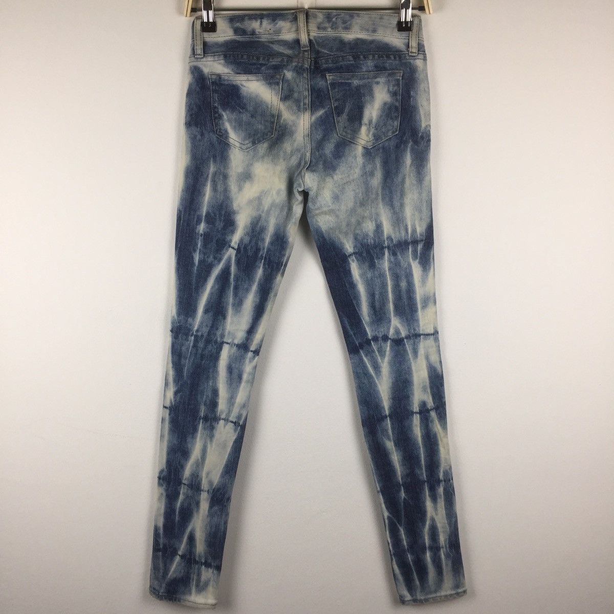 Japanese Brand × Vintage Vintage azul by moussy skinny leg tie dye like skeleton Size 28" / US 6 / IT 42 - 2 Thumbnail
