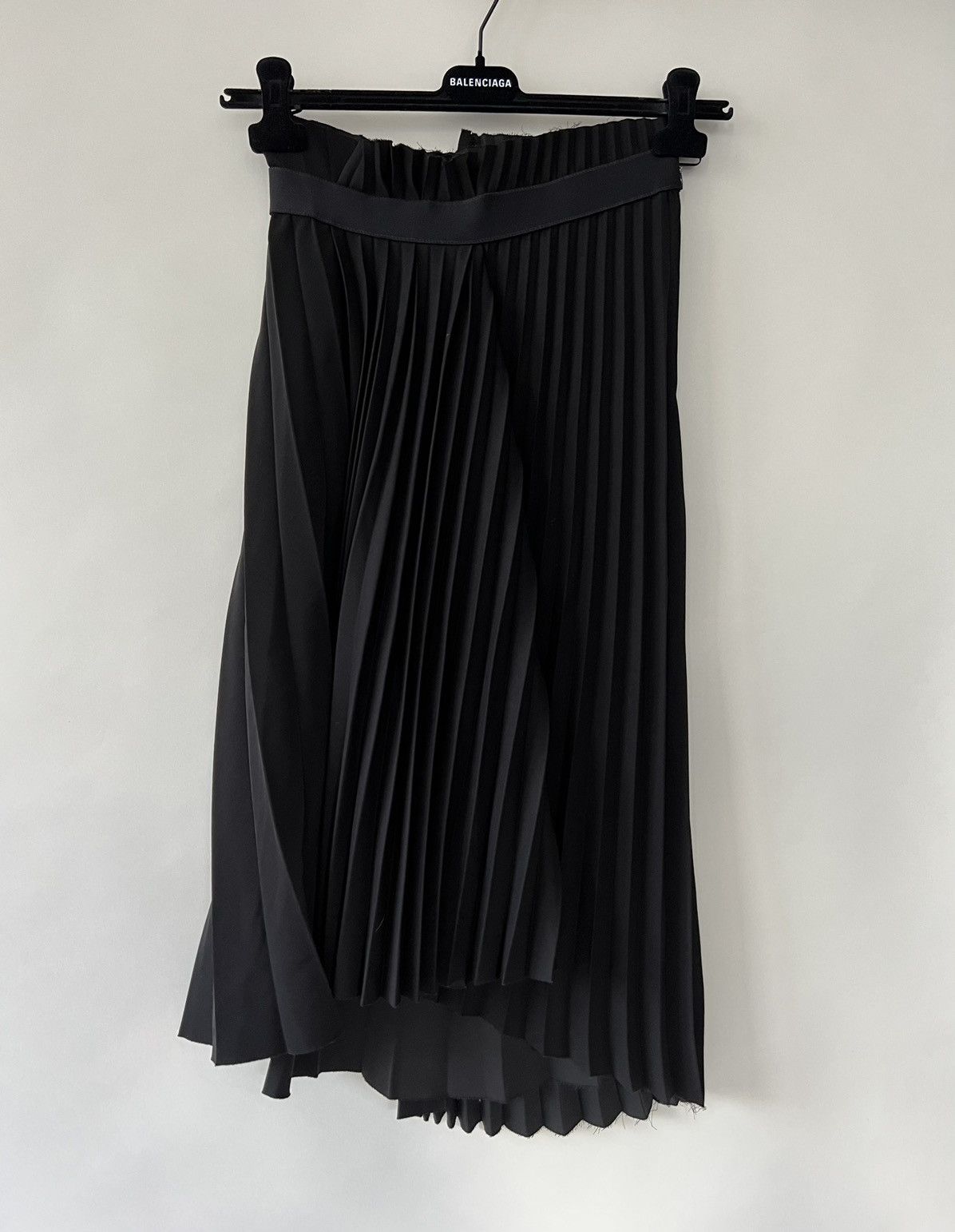 Balenciaga Balenciaga Logo Pleated Kilt Skirt Size 26" / US 2 / IT 38 - 3 Thumbnail