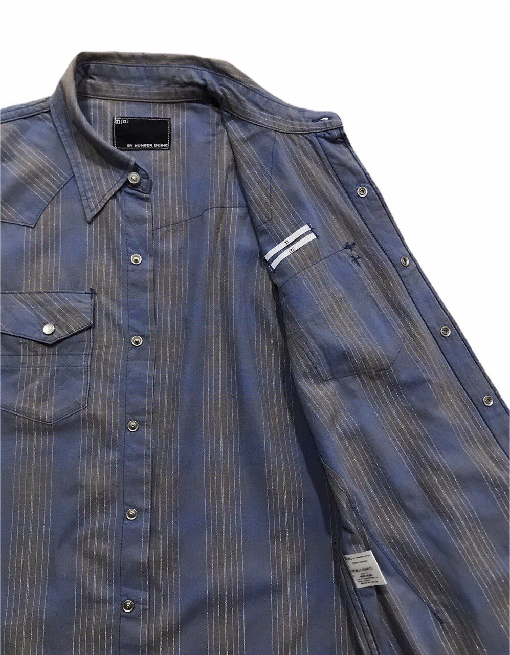 Number (N)ine Musical Note Flannel Shirt Size US L / EU 52-54 / 3 - 4 Thumbnail