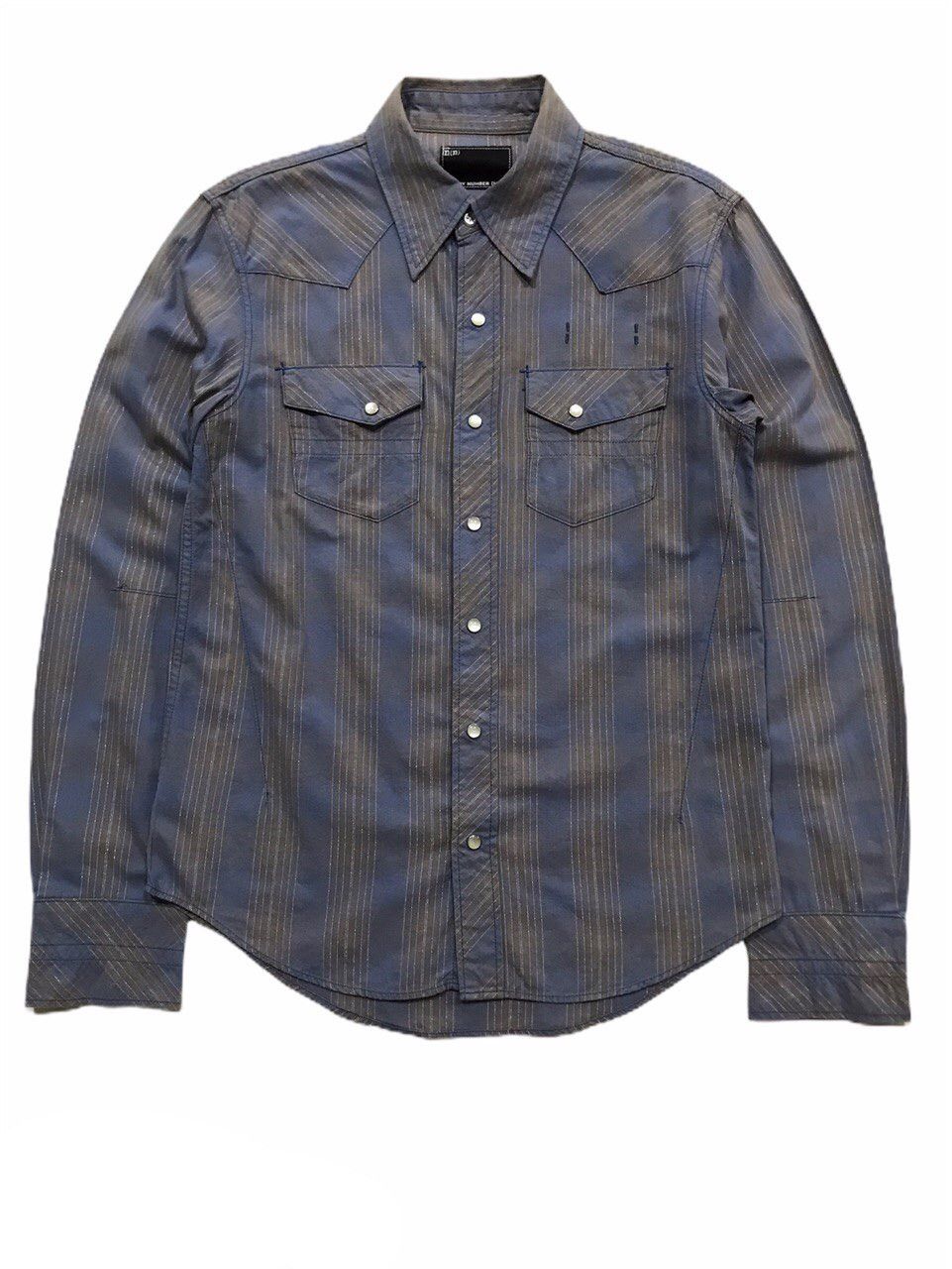 Number (N)ine Musical Note Flannel Shirt Size US L / EU 52-54 / 3 - 2 Thumbnail