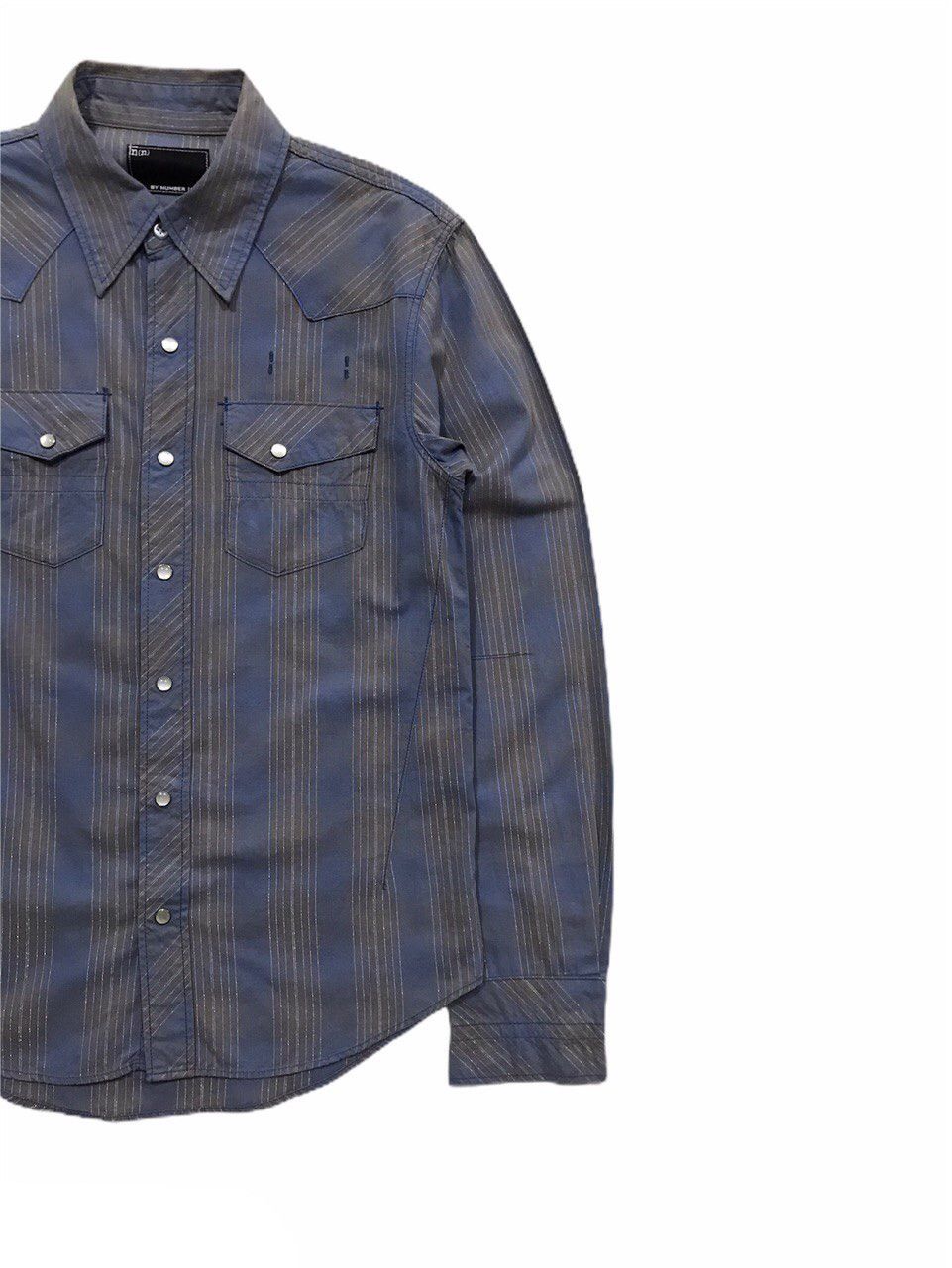Number (N)ine Musical Note Flannel Shirt Size US L / EU 52-54 / 3 - 1 Thumbnail