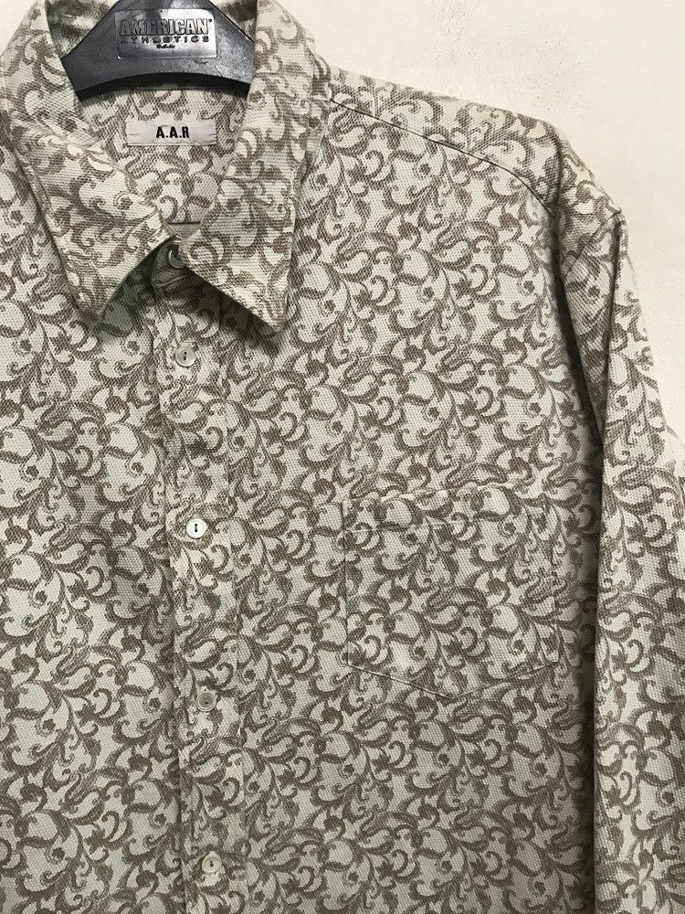 Yohji Yamamoto A.A.R Against All Risks Floral Flowers LS Button Shirt Size US XL / EU 56 / 4 - 3 Thumbnail
