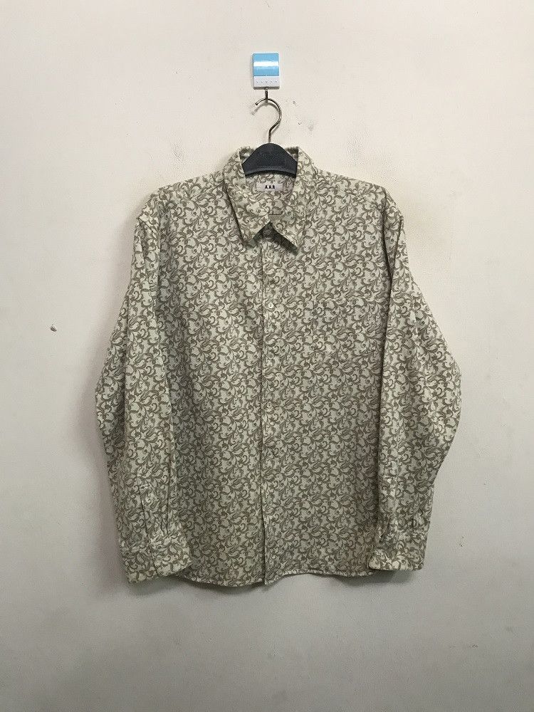 Yohji Yamamoto A.A.R Against All Risks Floral Flowers LS Button Shirt Size US XL / EU 56 / 4 - 1 Thumbnail