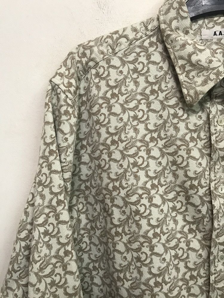 Yohji Yamamoto A.A.R Against All Risks Floral Flowers LS Button Shirt Size US XL / EU 56 / 4 - 2 Thumbnail