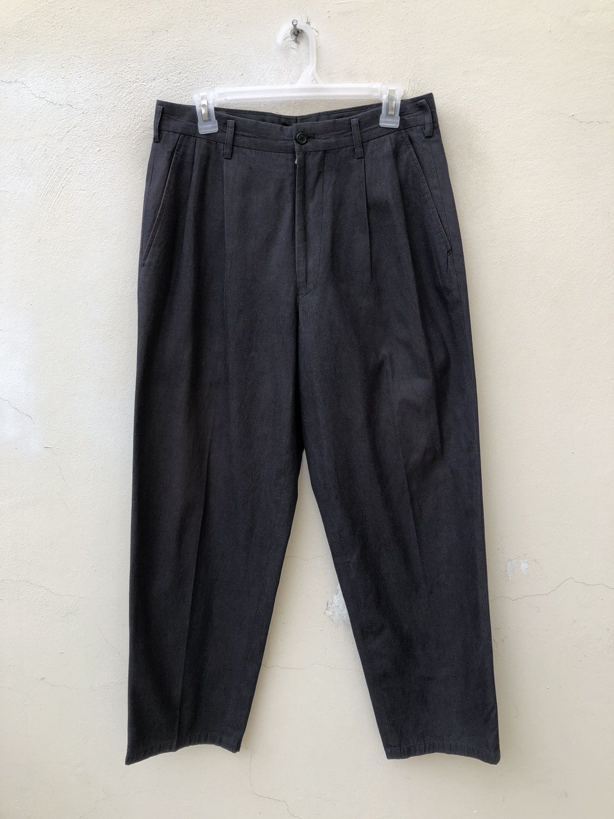 Y's for Men × Yohji Yamamoto 1994 A/W Yohji Yamamoto Y’s For Men Cotton Trouser Pant Size US 30 / EU 46 - 6 Thumbnail