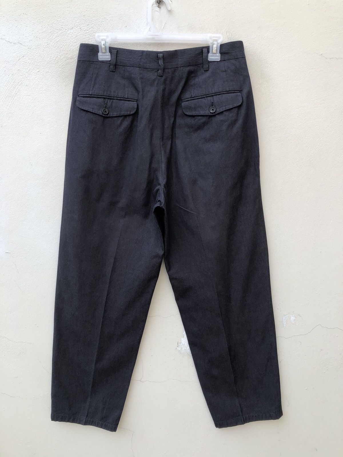 Y's for Men × Yohji Yamamoto 1994 A/W Yohji Yamamoto Y’s For Men Cotton Trouser Pant Size US 30 / EU 46 - 16 Thumbnail