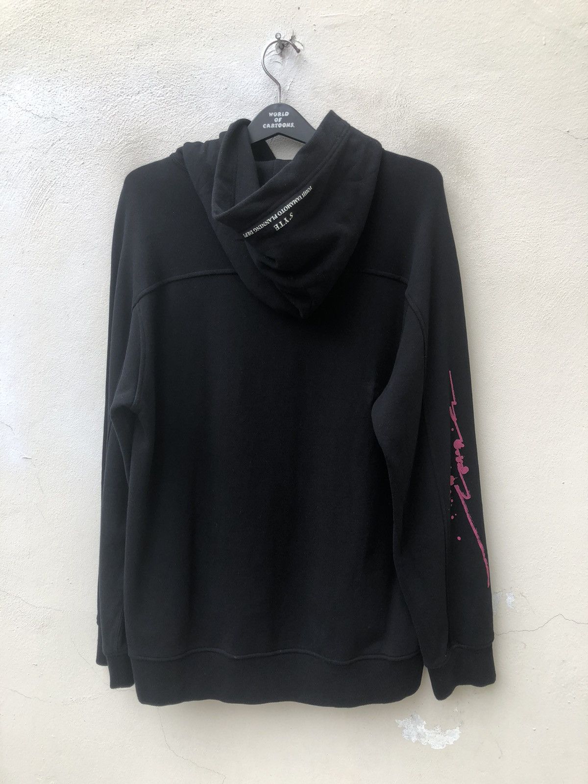 Yohji Yamamoto S’YTE Yohji Yamamoto Poem Black Hoodie Size US XL / EU 56 / 4 - 4 Thumbnail