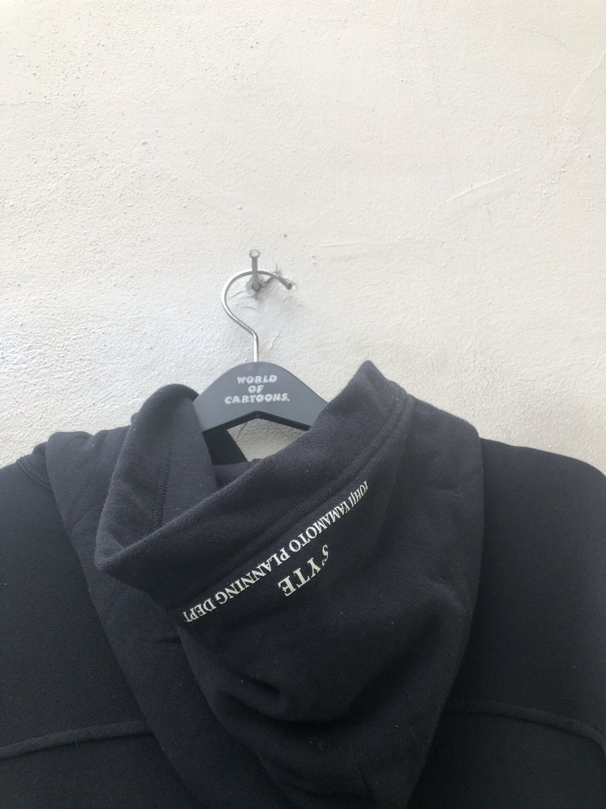 Yohji Yamamoto S’YTE Yohji Yamamoto Poem Black Hoodie Size US XL / EU 56 / 4 - 8 Thumbnail