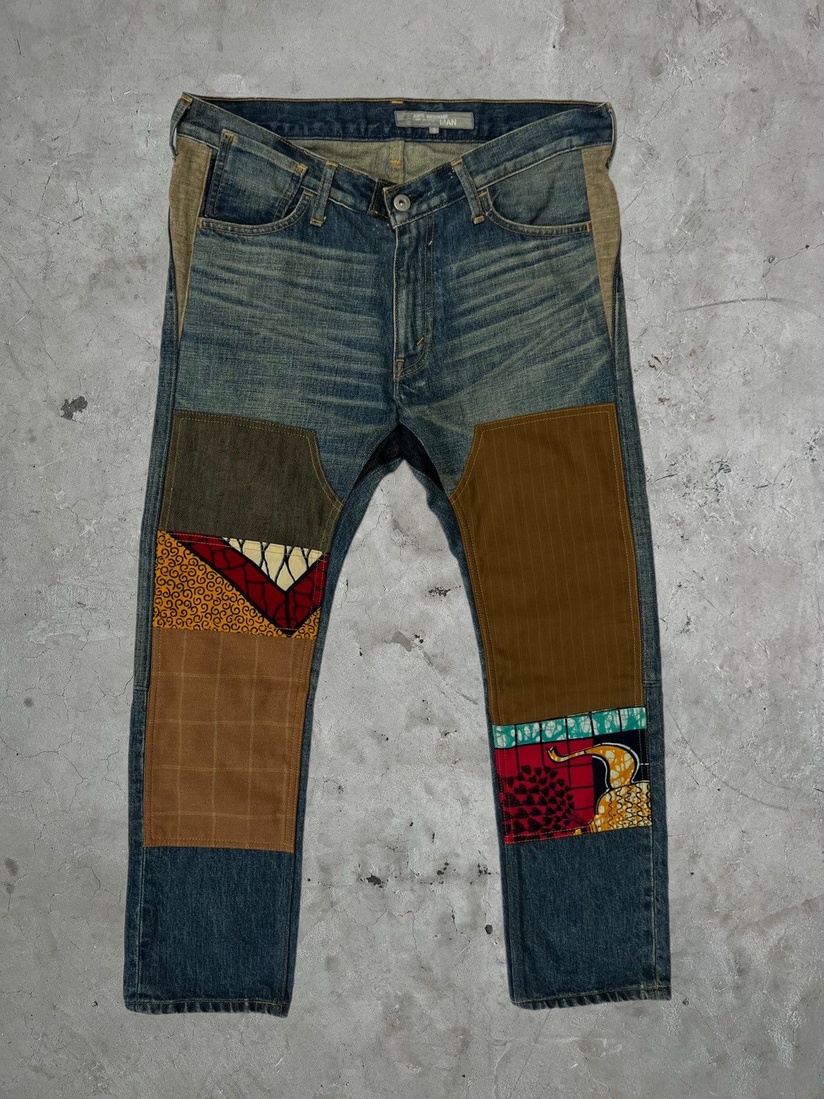 Comme des Garcons SS/15 Junya Watanabe Patchwork Reconstructed Denims Size US 32 / EU 48 - 1 Thumbnail