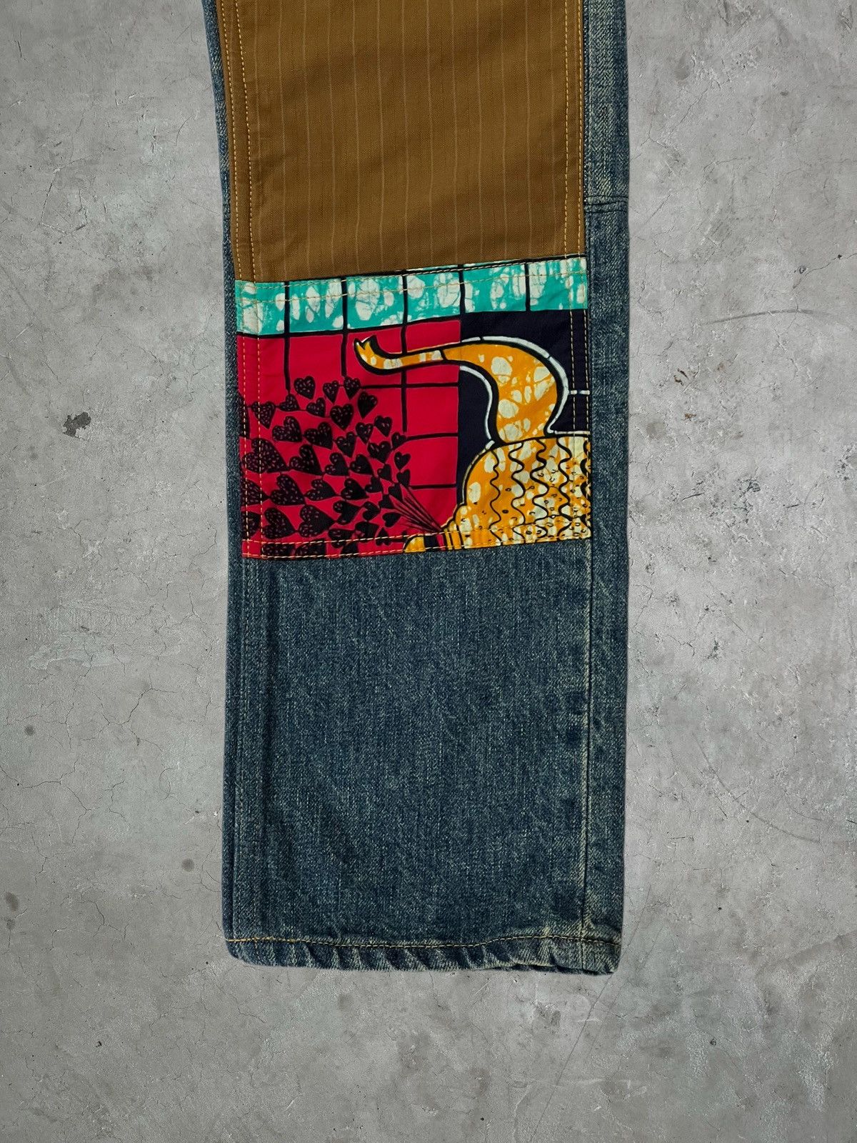 Comme des Garcons SS/15 Junya Watanabe Patchwork Reconstructed Denims Size US 32 / EU 48 - 4 Thumbnail