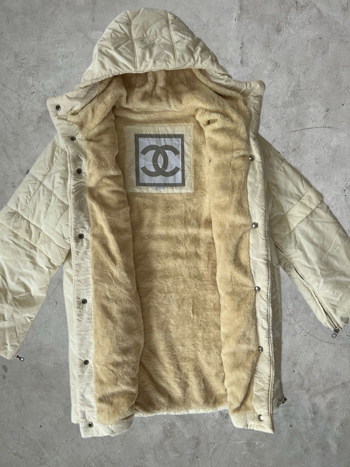 Chanel Vintage Chanel Fleece Lined Jacket Size US M / EU 48-50 / 2 - 12 Thumbnail