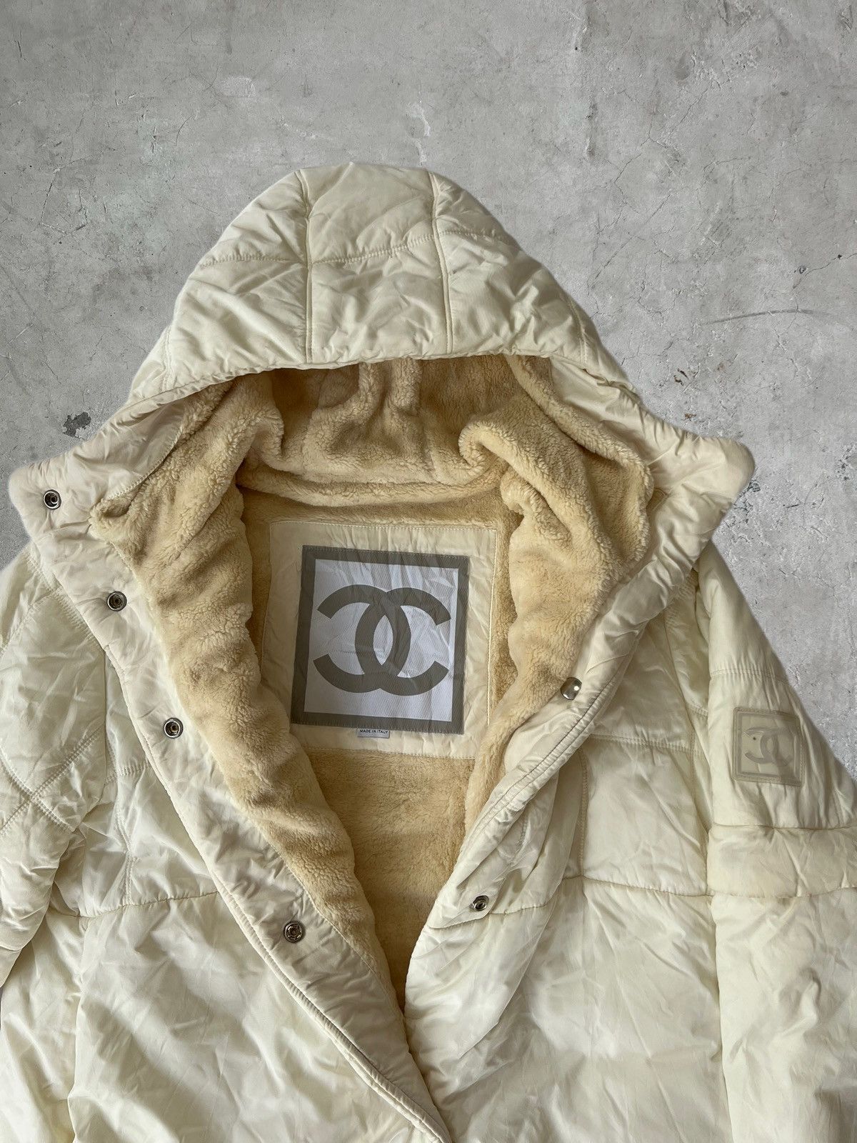Chanel Vintage Chanel Fleece Lined Jacket Size US M / EU 48-50 / 2 - 13 Thumbnail
