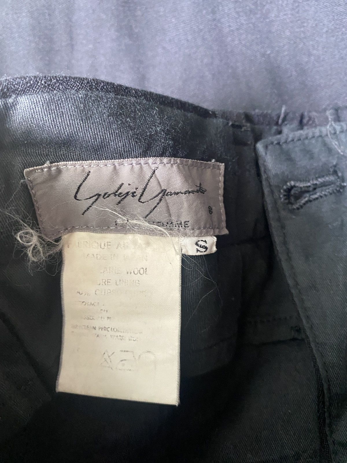 Yohji Yamamoto Vintage 90’s Yohji Yamamoto Pour Homme Laine Wool Pants Size US 28 / EU 44 - 4 Thumbnail
