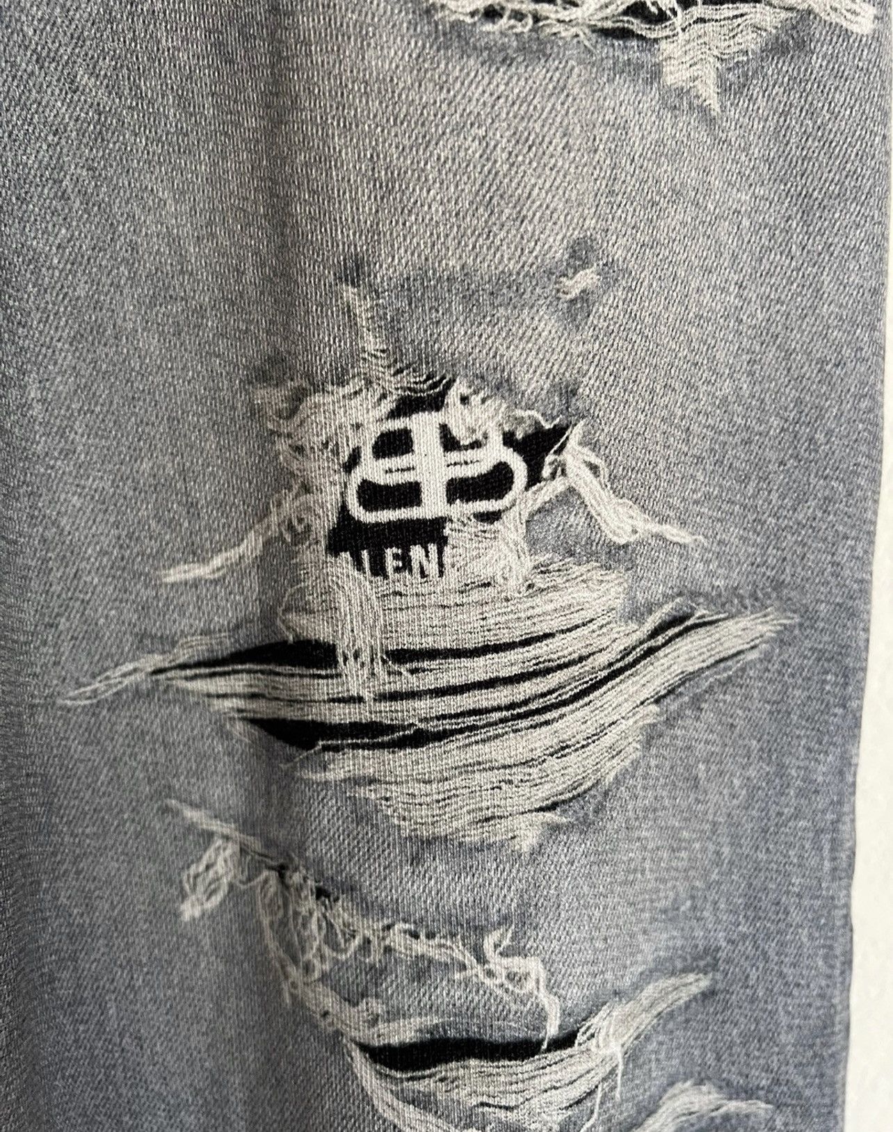 Balenciaga Balenciaga Trompe L’Oeil Wide Leg Jeans Size US 30 / EU 46 - 5 Thumbnail