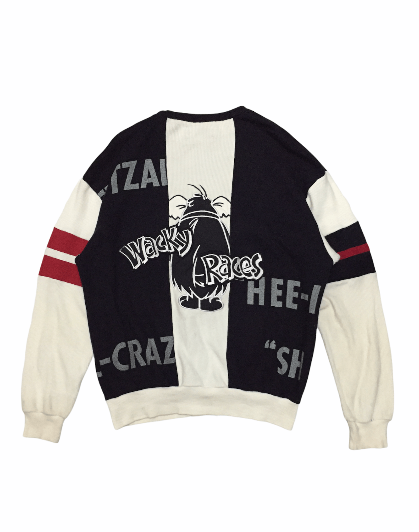 Yoshiyuki Konishi AW1999 FICCE hybrid 'Muttley' block sweatshirt Size US L / EU 52-54 / 3 - 2 Thumbnail