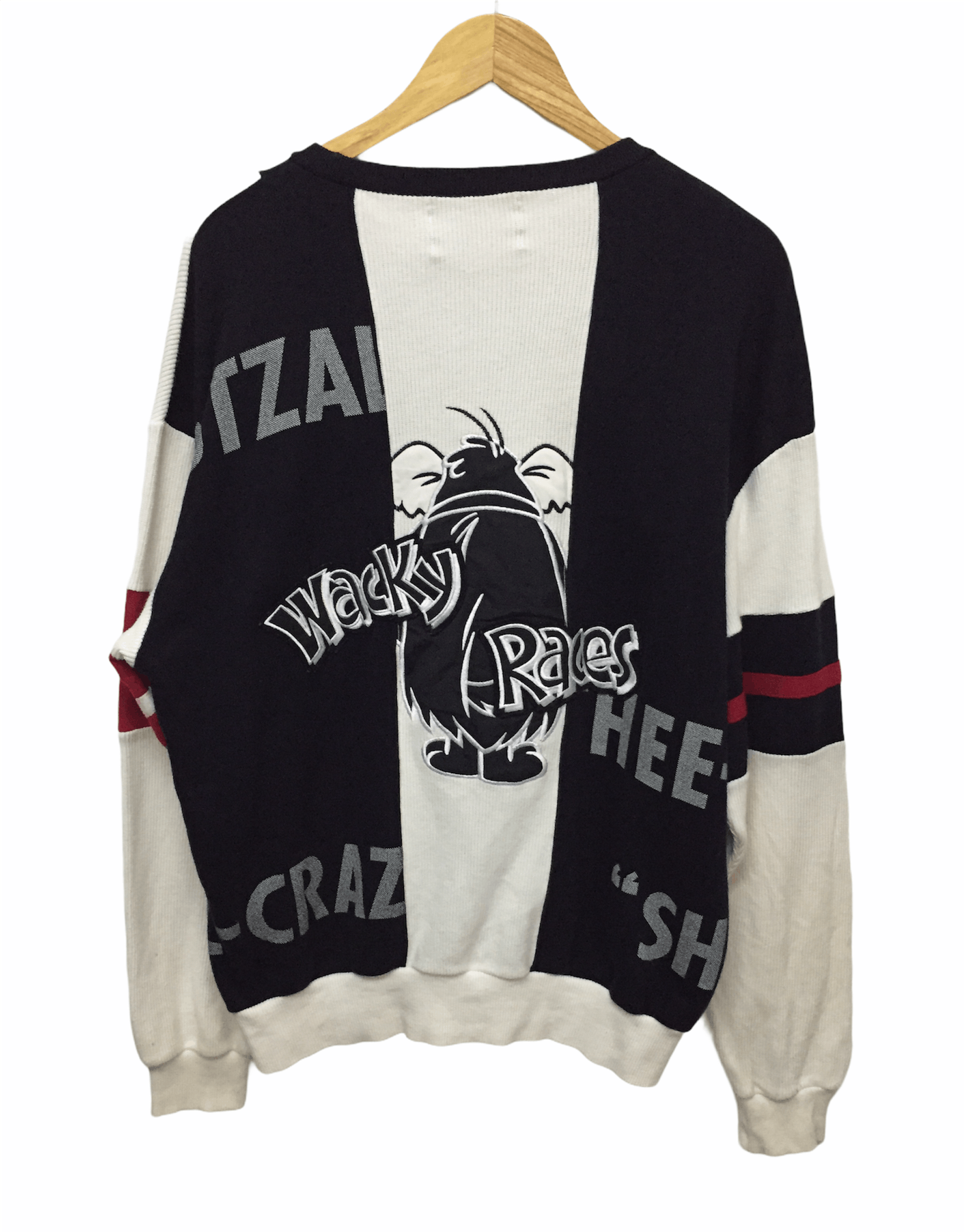 Yoshiyuki Konishi AW1999 FICCE hybrid 'Muttley' block sweatshirt Size US L / EU 52-54 / 3 - 10 Thumbnail