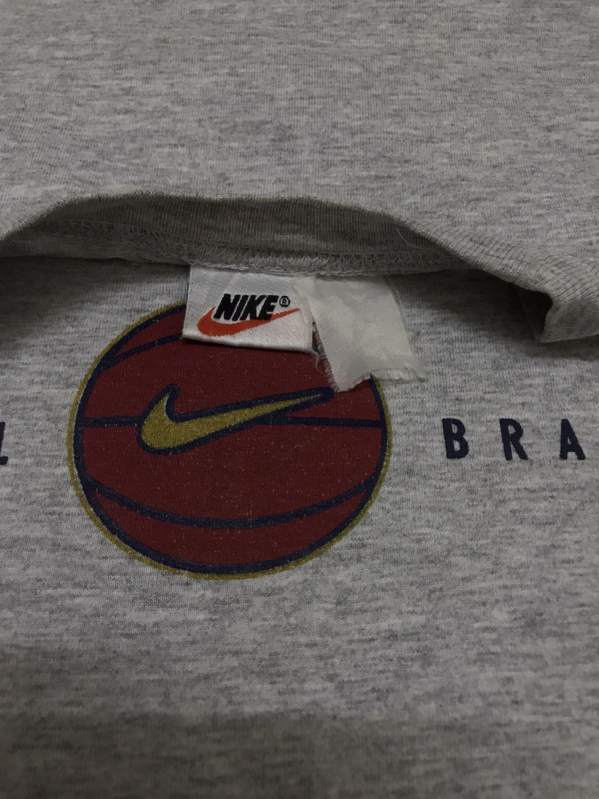 Nike × Vintage Vintage 90s Nike Official Basketball Spell Out Rare NBA Size US L / EU 52-54 / 3 - 4 Thumbnail