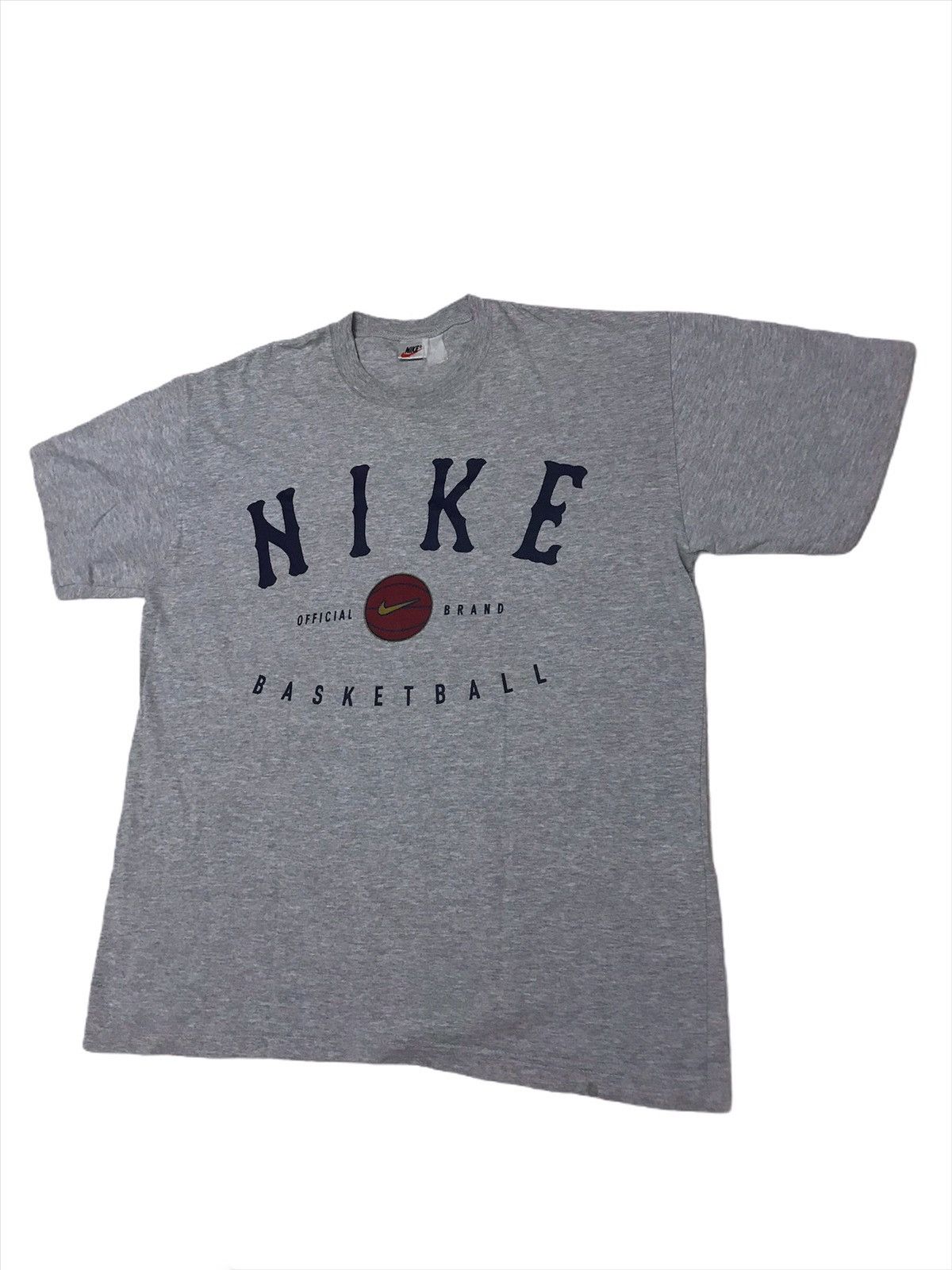 Nike × Vintage Vintage 90s Nike Official Basketball Spell Out Rare NBA Size US L / EU 52-54 / 3 - 2 Thumbnail