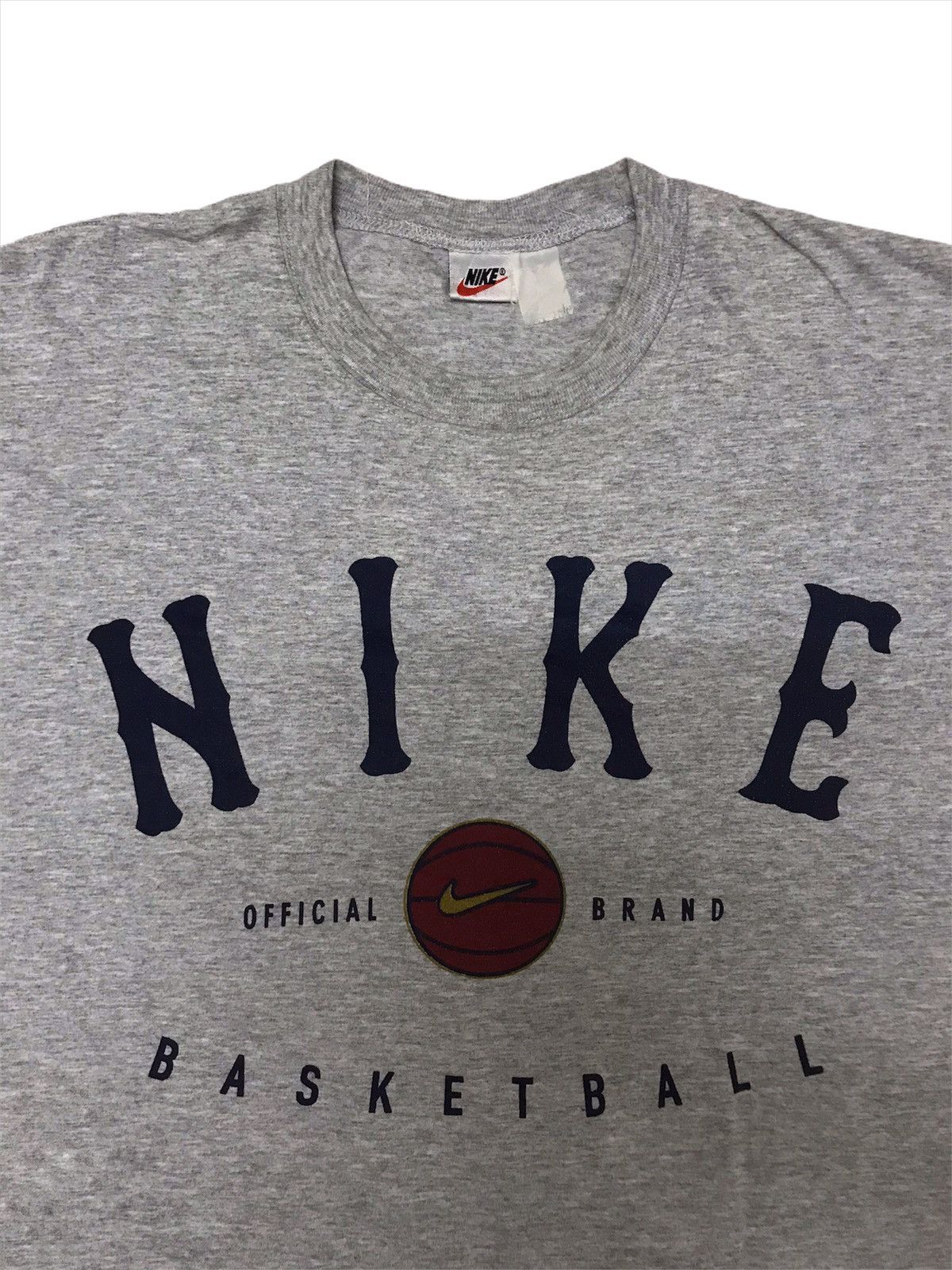 Nike × Vintage Vintage 90s Nike Official Basketball Spell Out Rare NBA Size US L / EU 52-54 / 3 - 3 Thumbnail