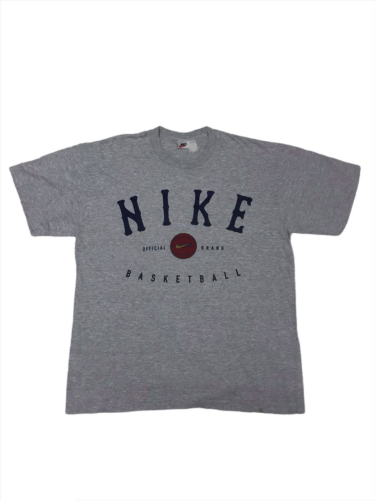 Nike × Vintage Vintage 90s Nike Official Basketball Spell Out Rare NBA Size US L / EU 52-54 / 3 - 1 Thumbnail