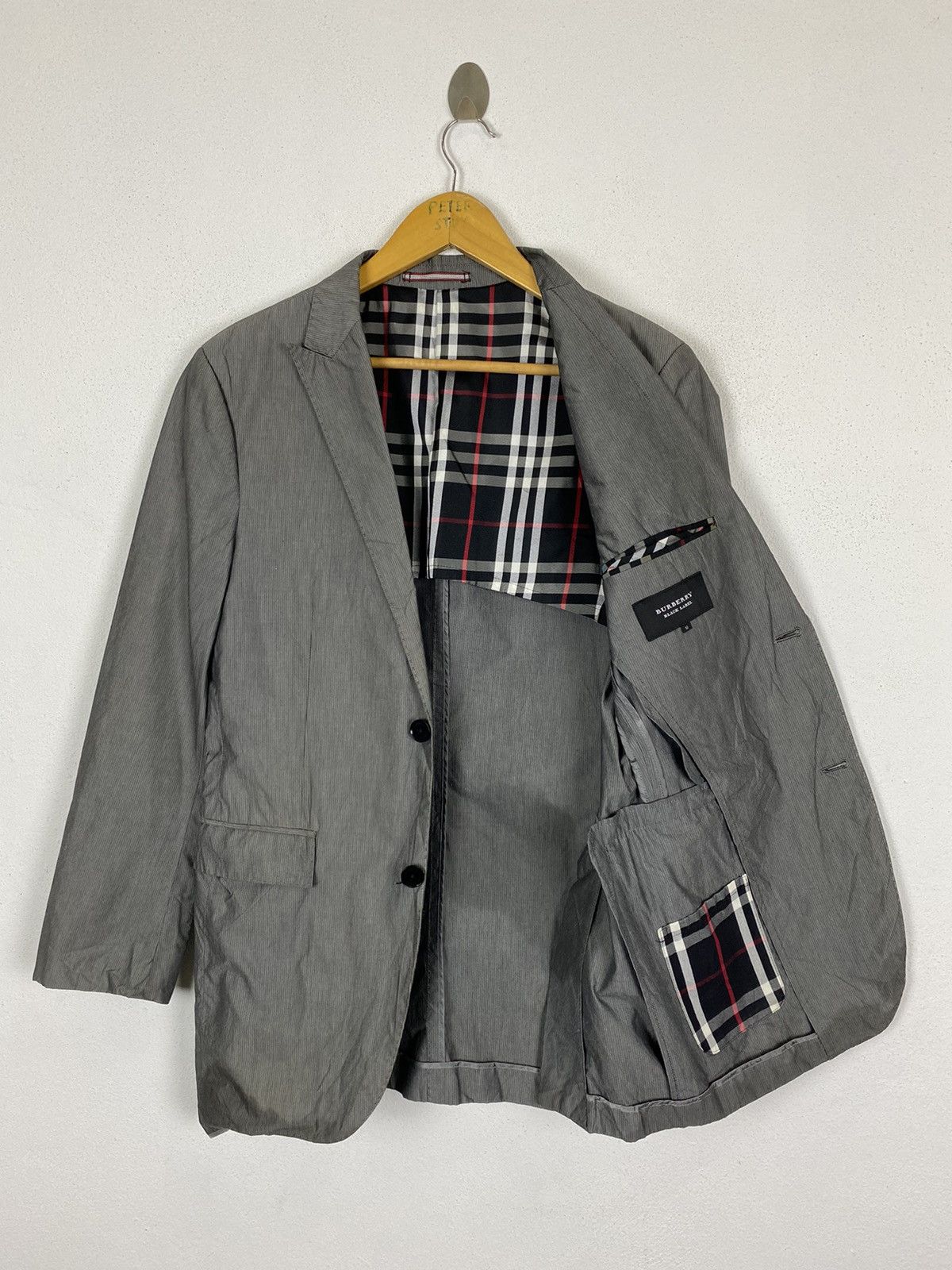 Burberry BURBERRY BLACK LABEL COTTON BLAZER Size US M / EU 48-50 / 2 - 3 Thumbnail