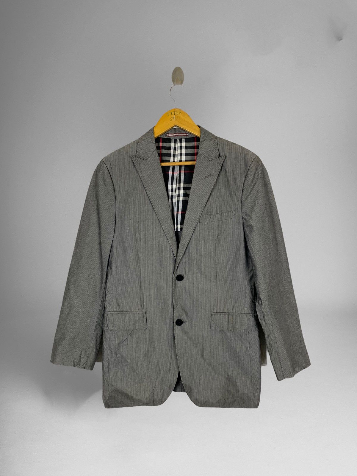 Burberry BURBERRY BLACK LABEL COTTON BLAZER Size US M / EU 48-50 / 2 - 1 Thumbnail