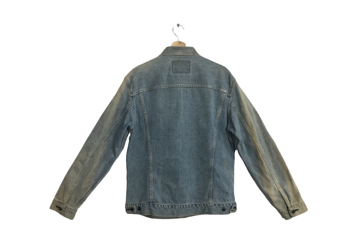 Edwin × Vintage Vintage Edwin Faded Colour Distressed Jacket Jeans Size US L / EU 52-54 / 3 - 2 Thumbnail