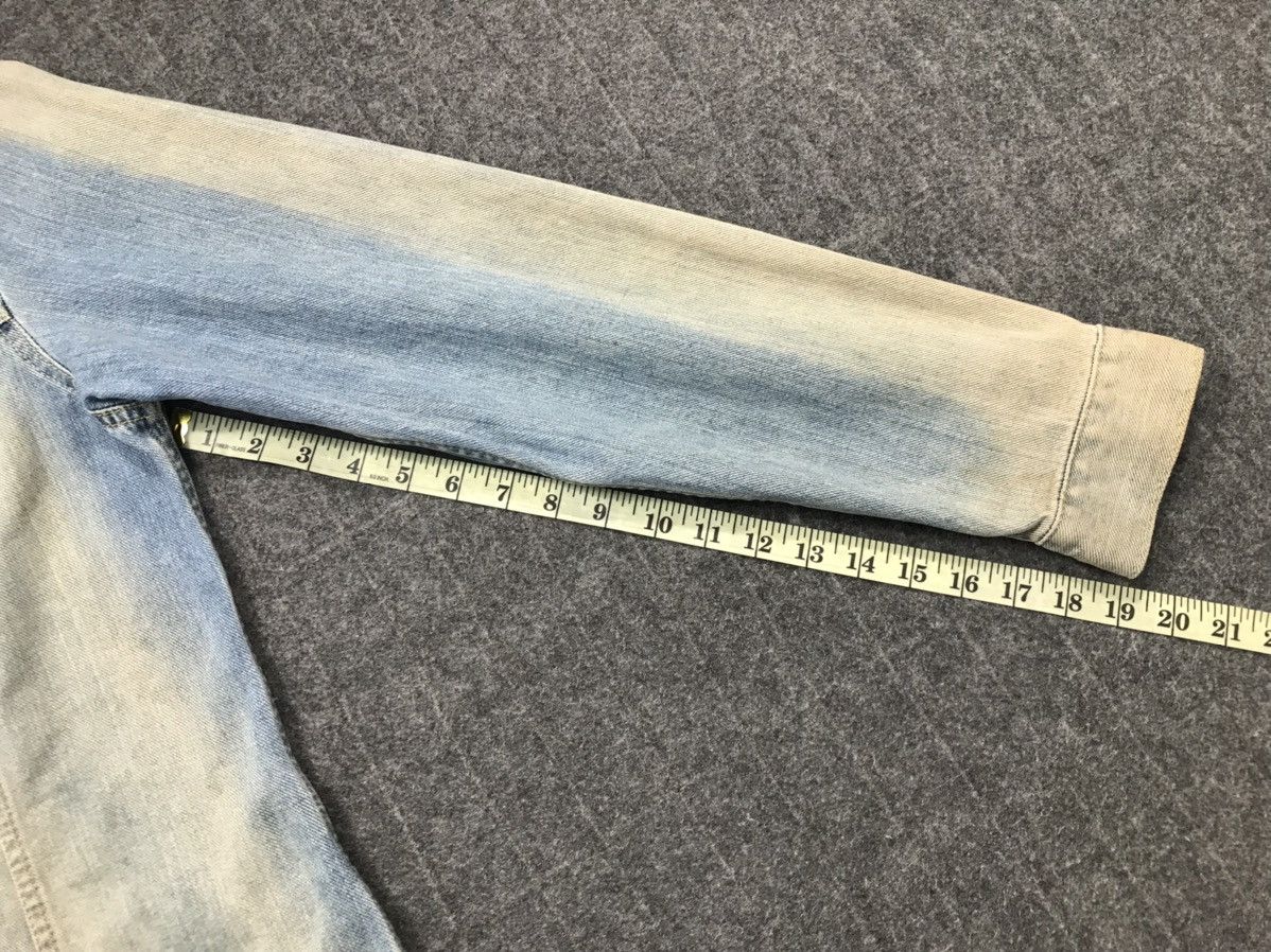 Edwin × Vintage Vintage Edwin Faded Colour Distressed Jacket Jeans Size US L / EU 52-54 / 3 - 15 Thumbnail