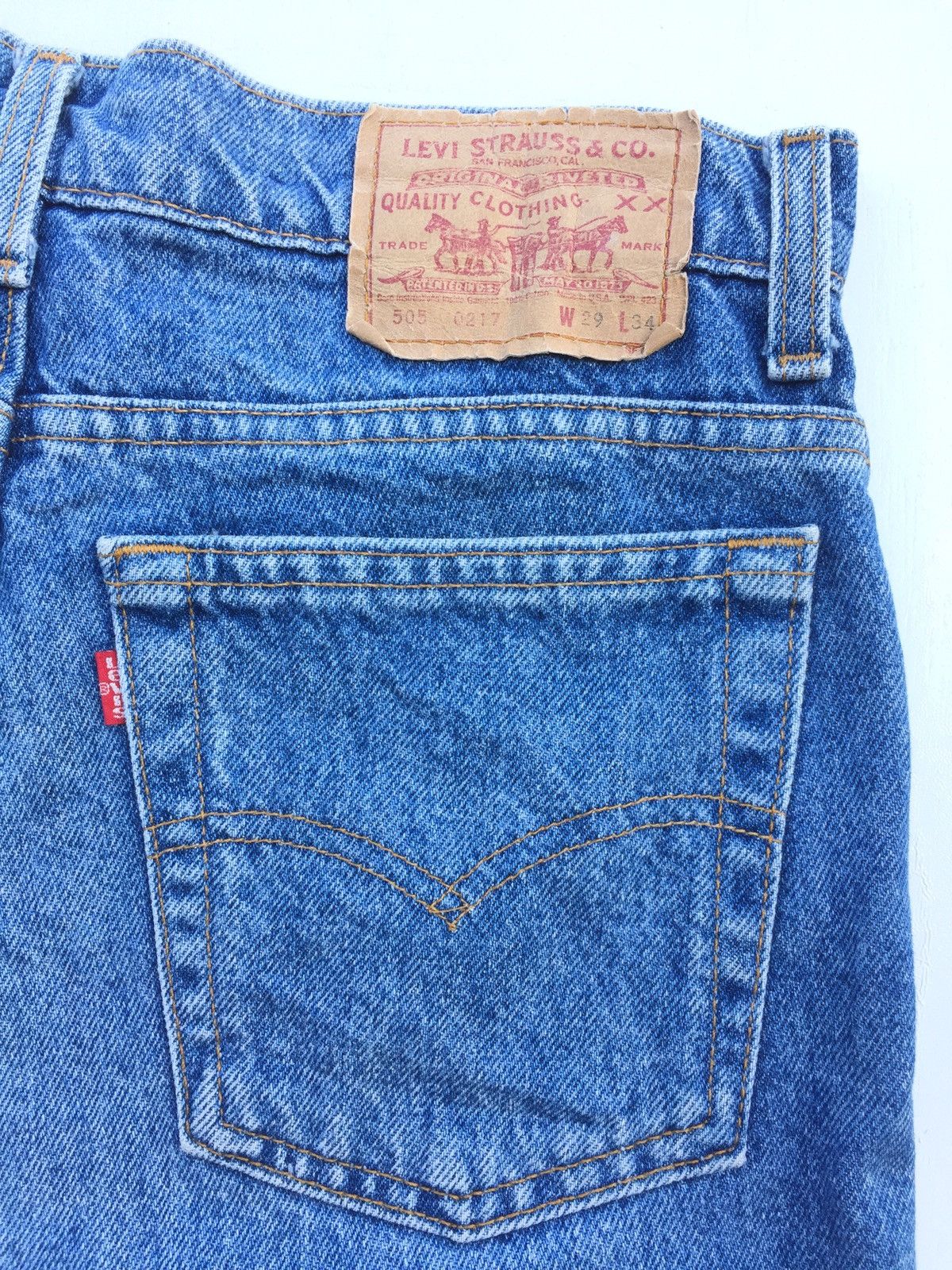 Levi's × Vintage Vintage Jeans 80s Levi’s 505 Denim Pants Size US 29 - 2 Thumbnail