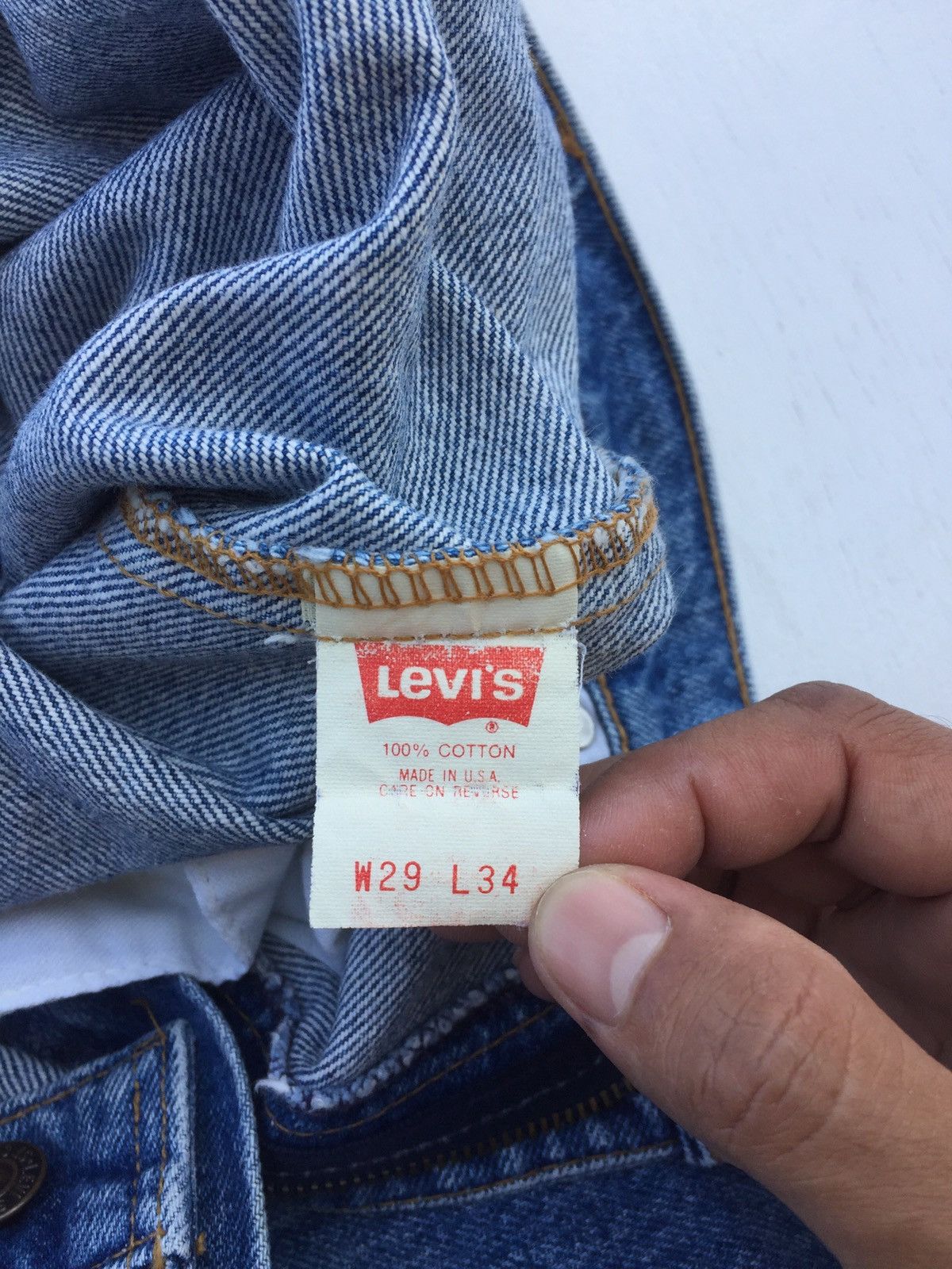 Levi's × Vintage Vintage Jeans 80s Levi’s 505 Denim Pants Size US 29 - 3 Thumbnail