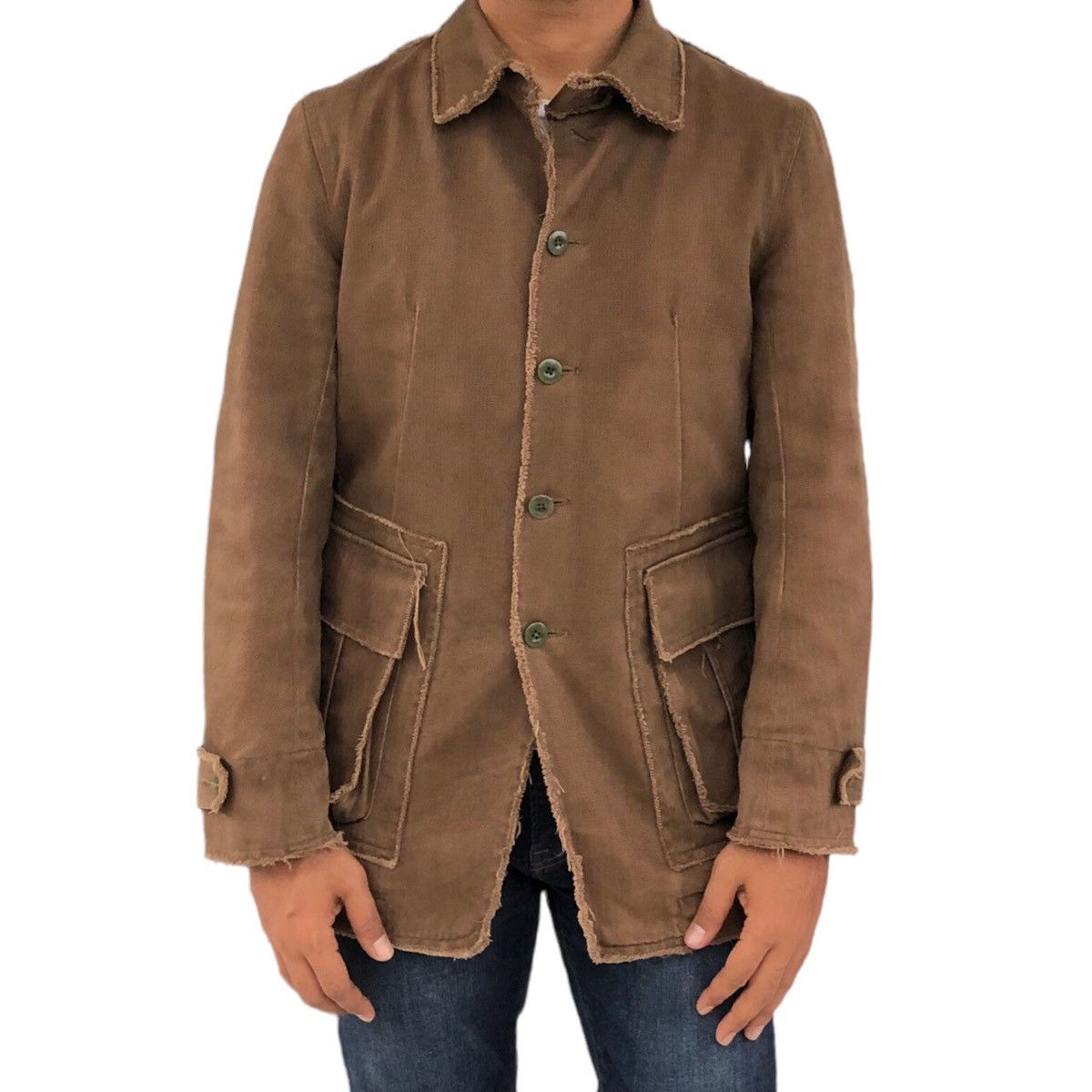 image of Boycott Mens Workwear Jacket in Brown (Size Medium)